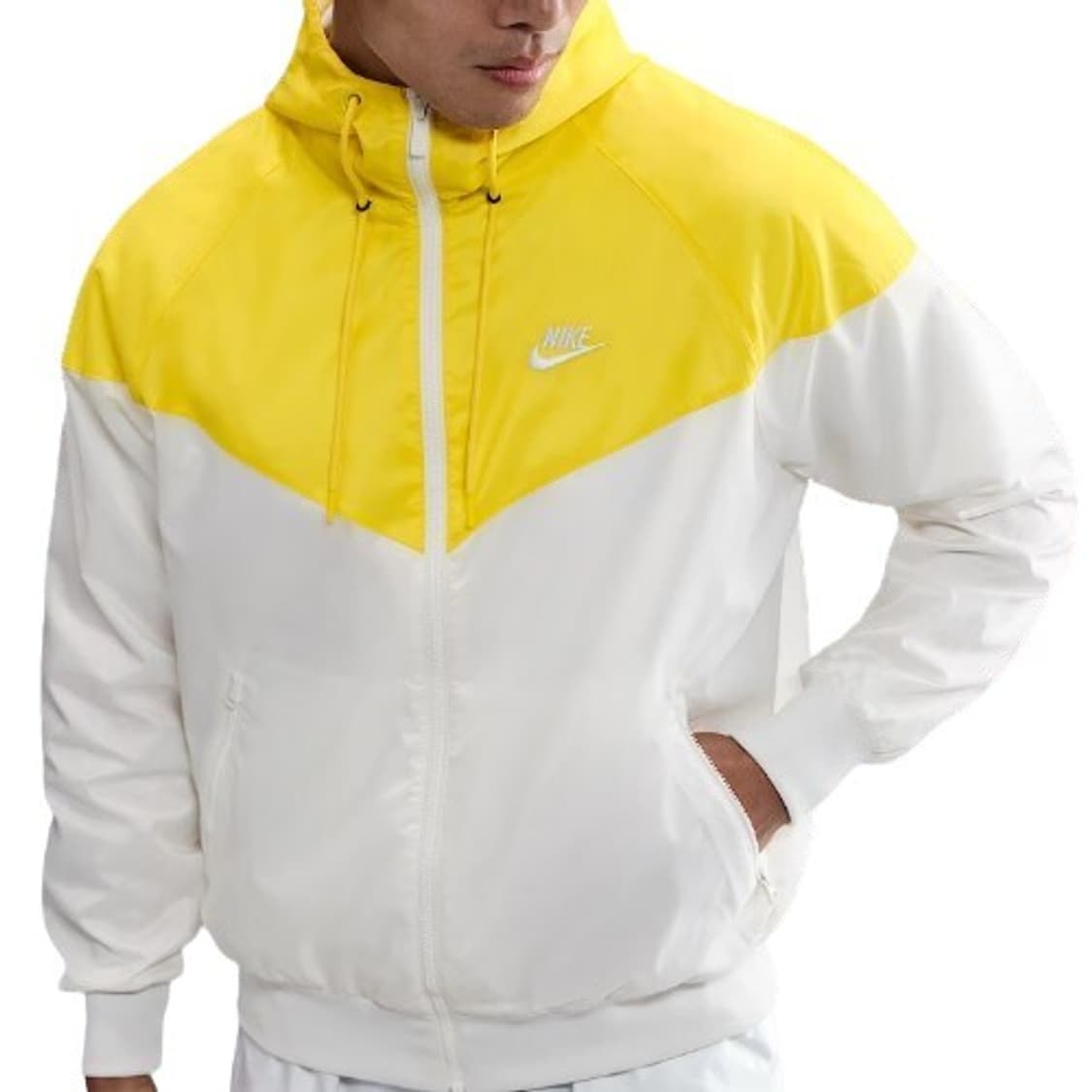 [[XL,25년,A급] 나이키(NIKE) 옐로우 후드 윈드러너#381 상품이미지1