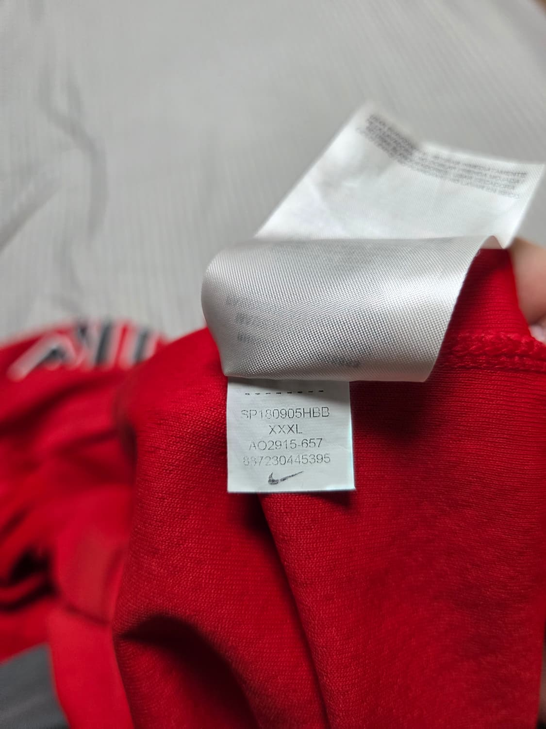 나이키 시카고불스 마이클조던 스윙맨져지 23번 소장용 3XL 레드 한정판 상품이미지7