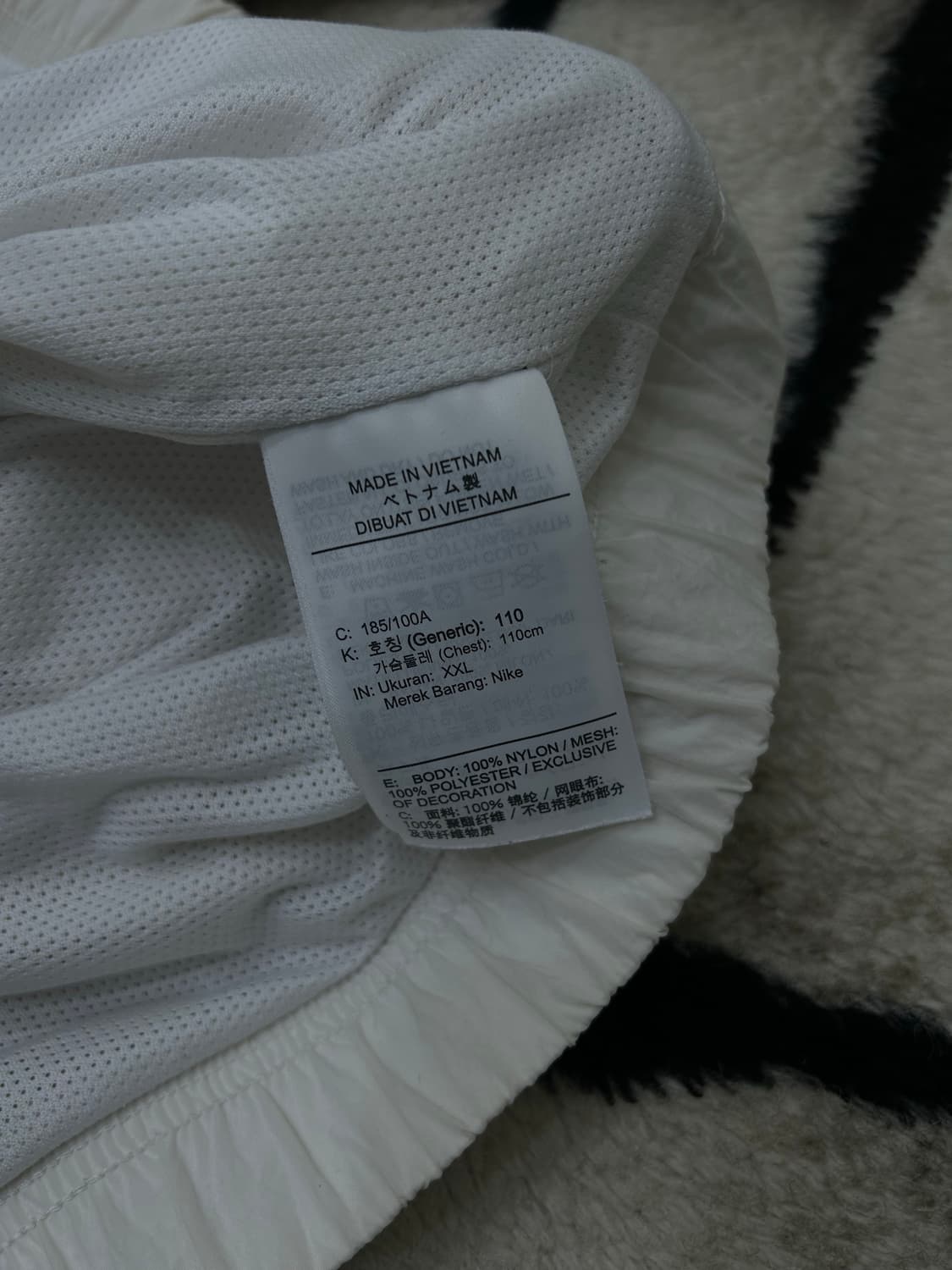 [2XL]나이키 우븐 아노락/블랙화이트 상품이미지7