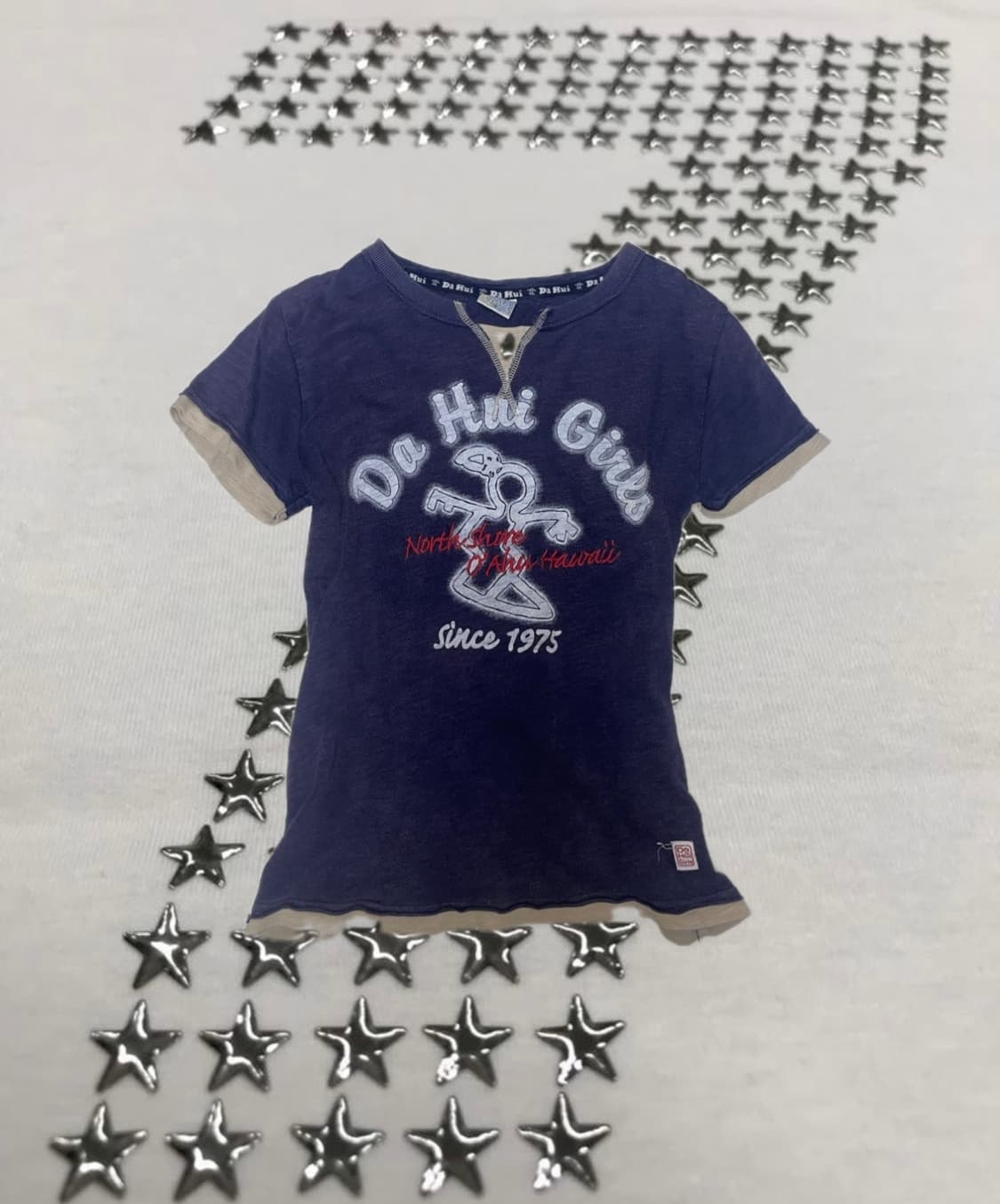 Surfing Girl Vintage T-shirt 서핑 빈티지 반팔티 상품이미지1