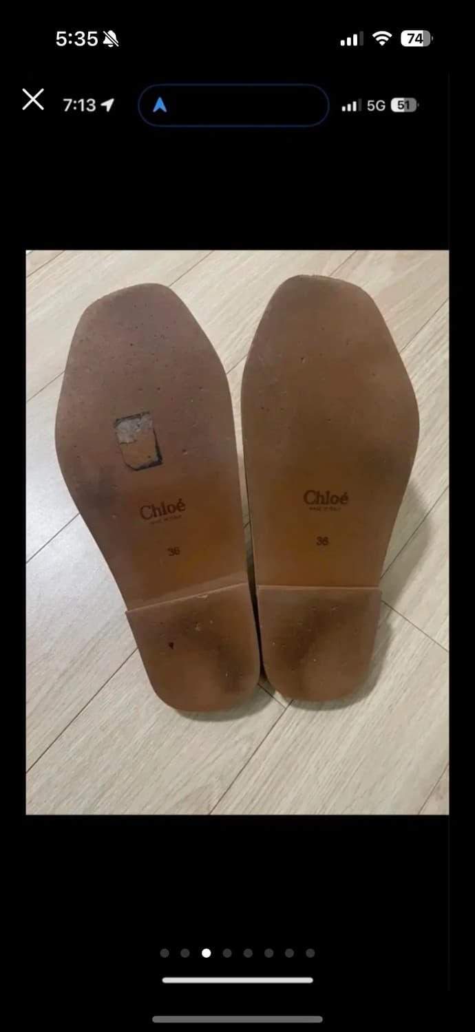 끌로에 우디 슬리퍼 뮬 플랫 상품이미지5