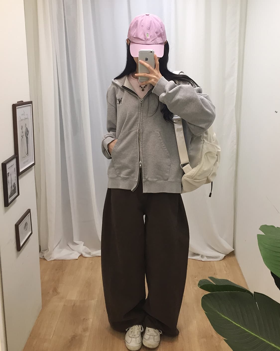 Women's Wooalong Hoodie Zip-up 105 상품이미지1