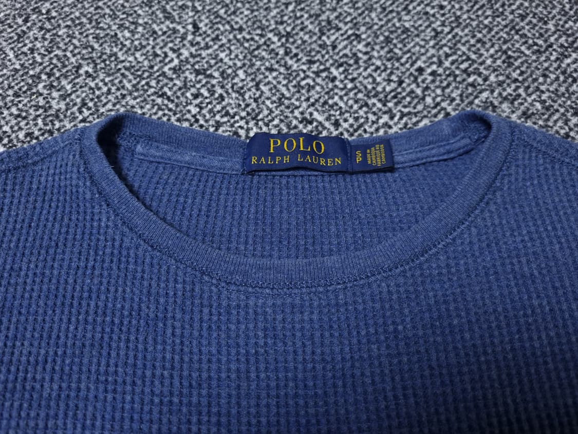 [무료배송][S]폴로 여성용 롱슬리브 와플티 긴팔티 상품이미지5