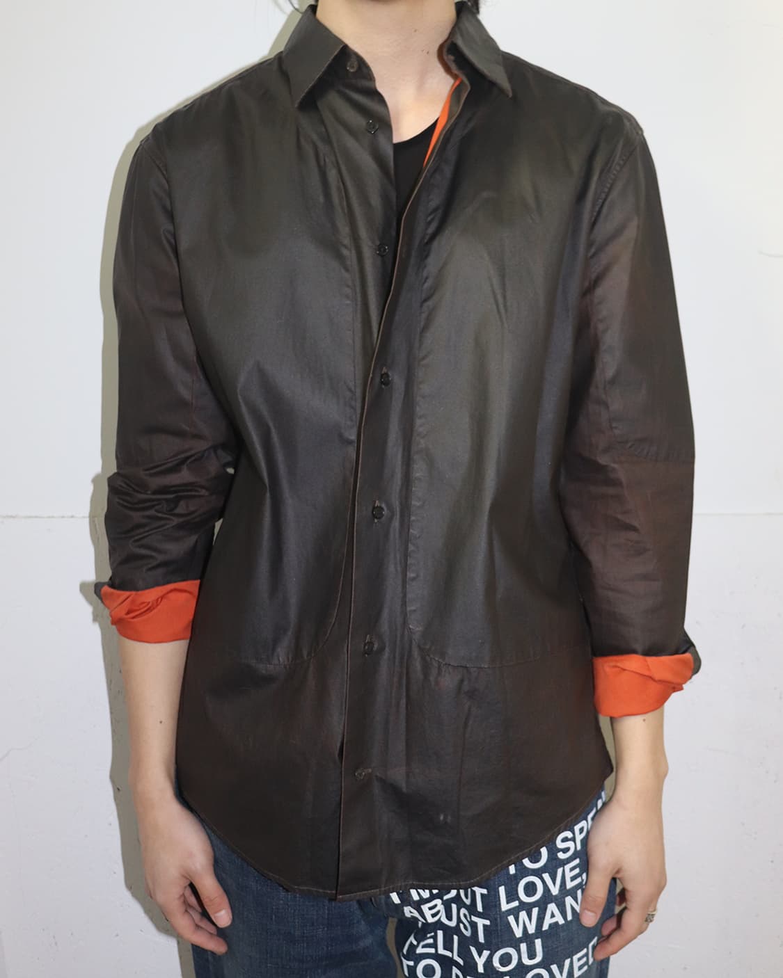 루이비통 왁스 솔리드 셔츠 상품이미지2