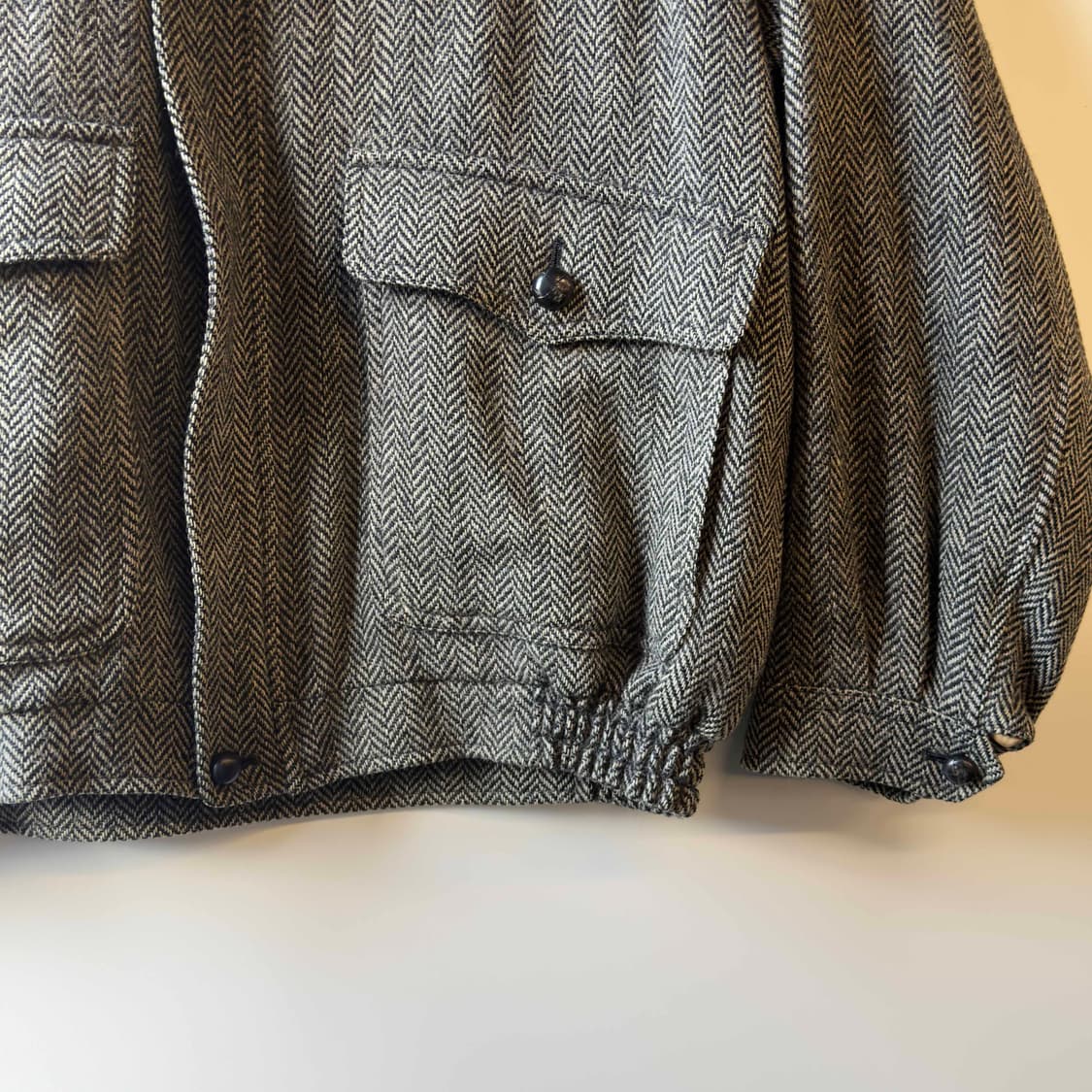 90s 버버리 울 헤링본 헌팅 자켓 상품이미지3