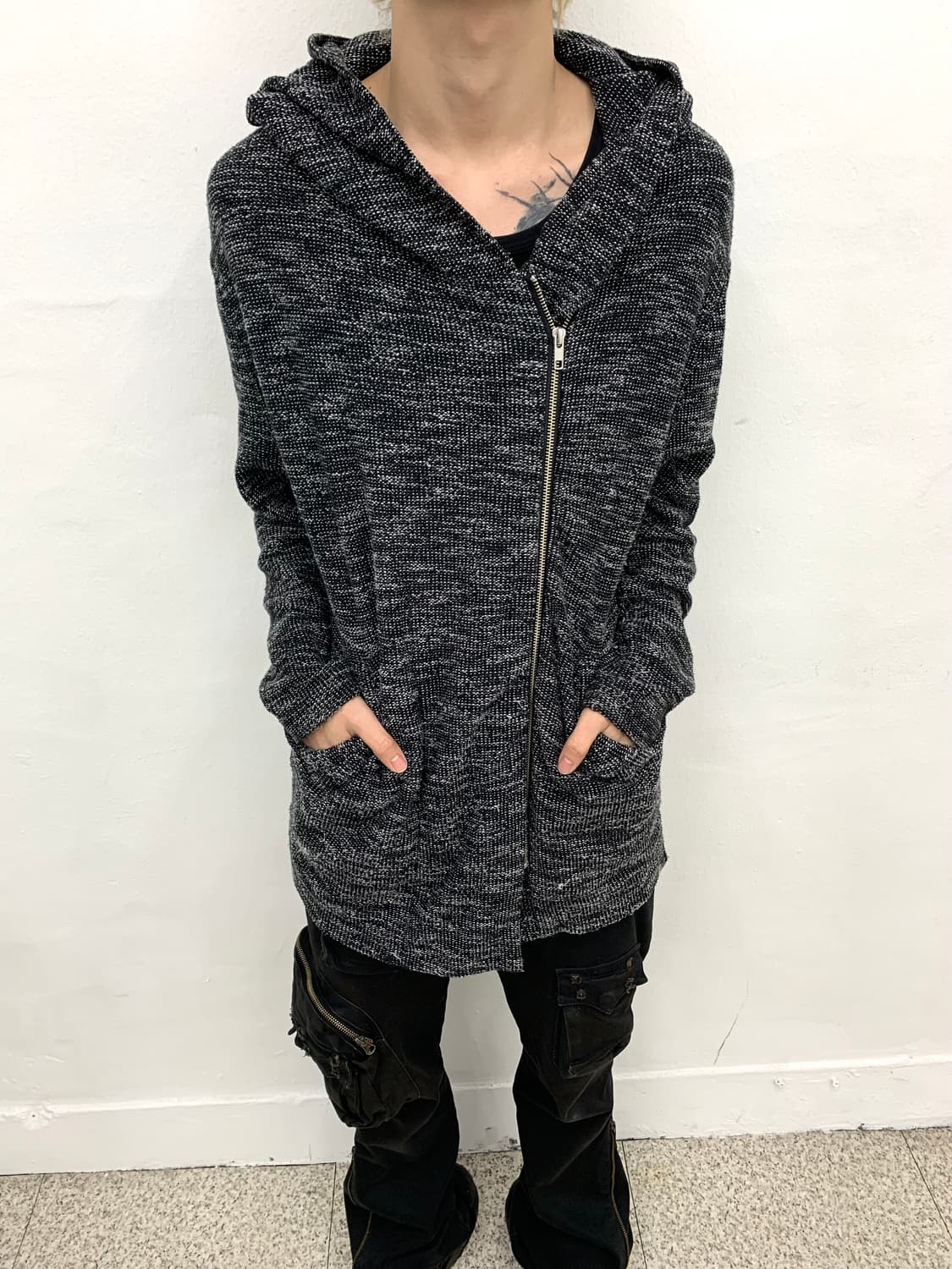 Jeanasis assymetrical hood jacket   상품이미지2