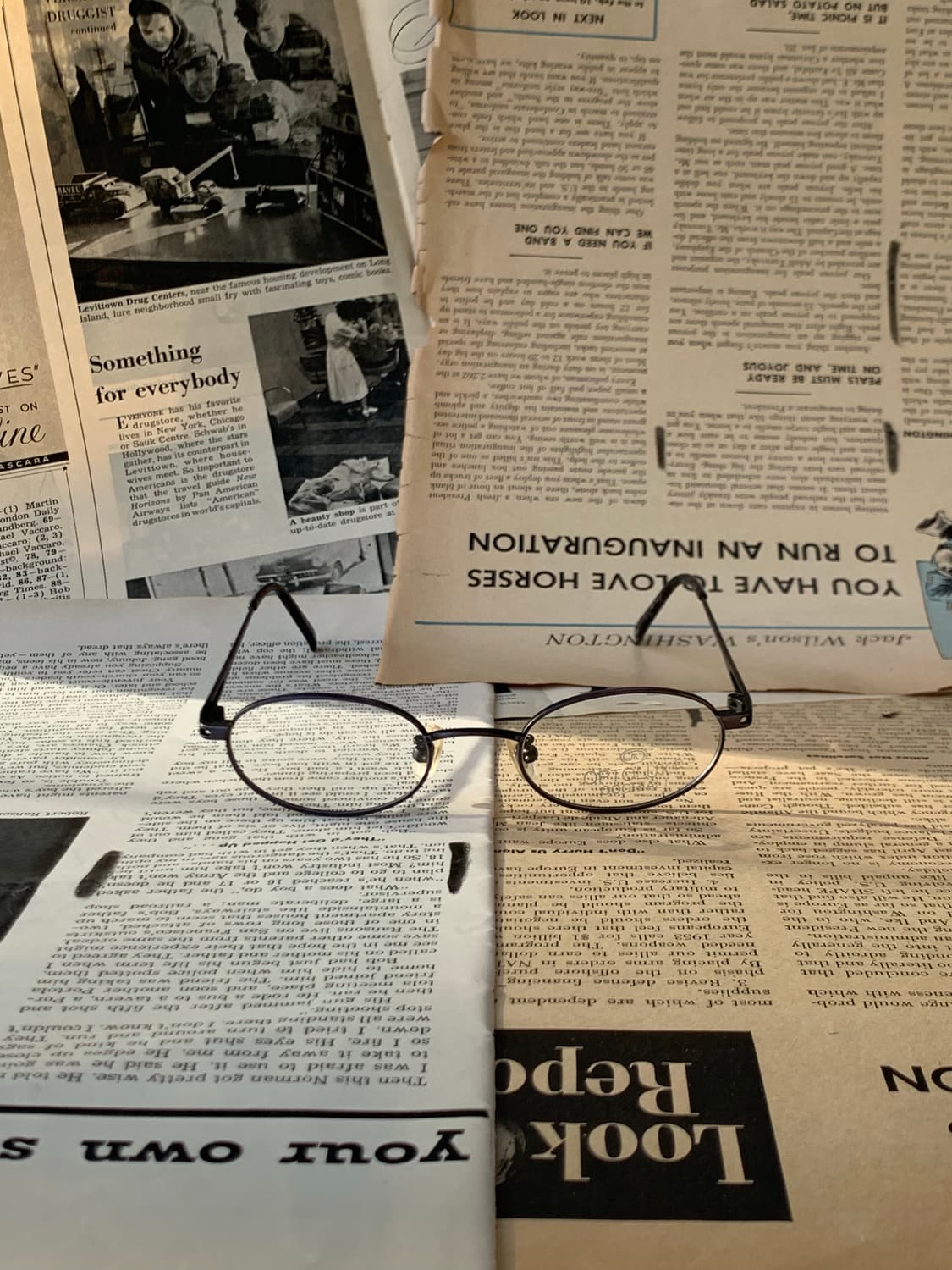 [픽키-384] 오벌 메탈 안경테 미니멀 초경량 상품이미지1