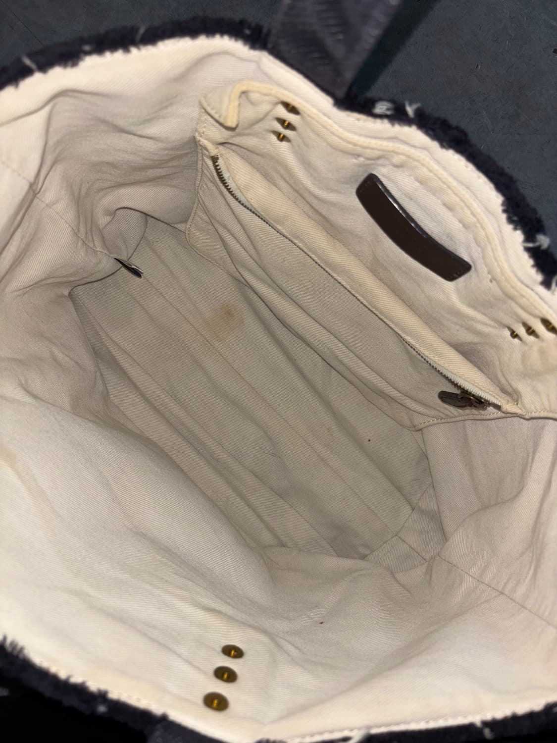 Polo 폴로 랄프로렌 캔버스 자수 데님 토트백 상품이미지8