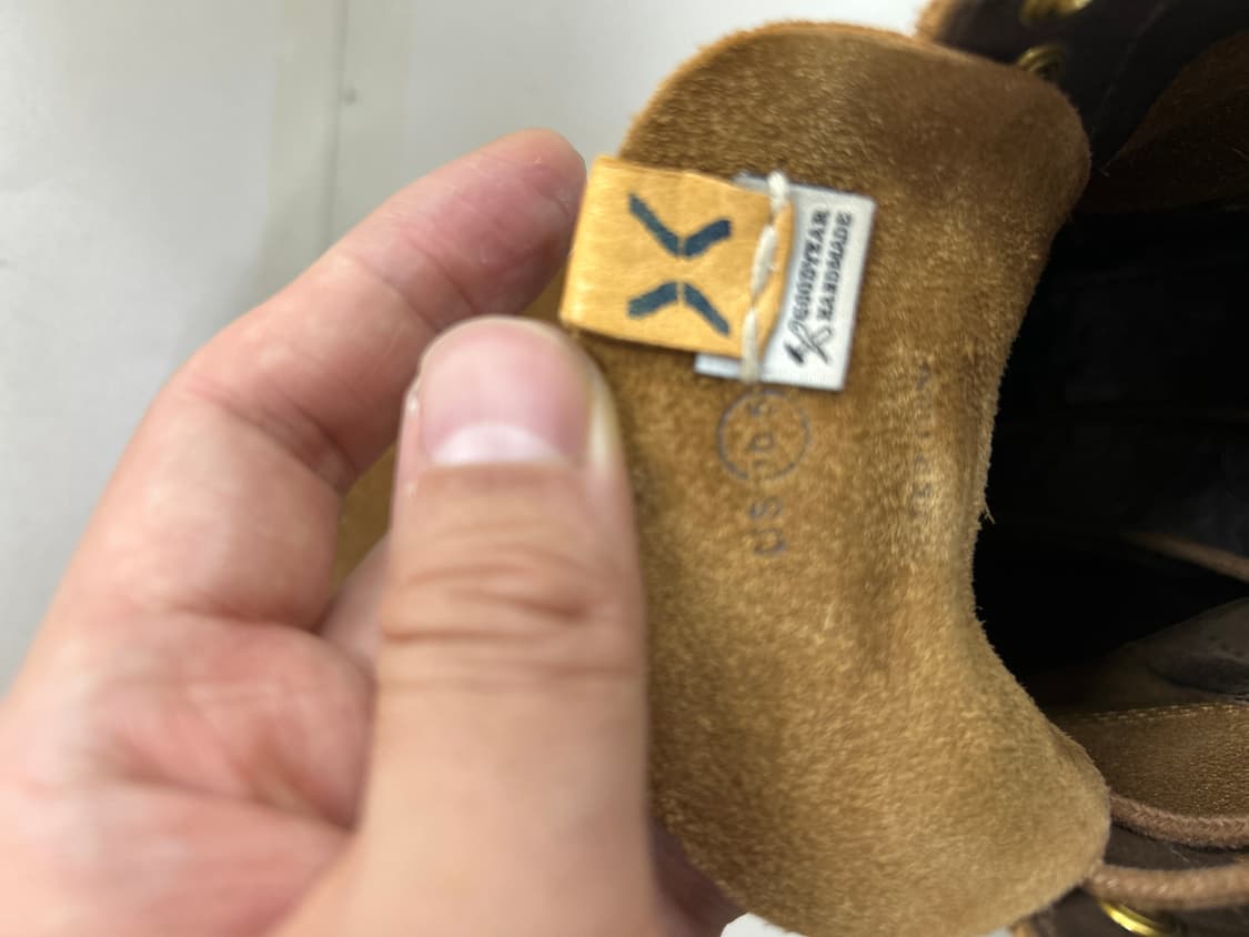 VISVIM 비즈빔 네추럴브라운 스웨이드 버질부츠 10.5 상품이미지6