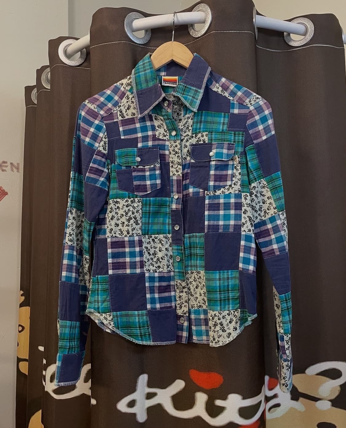 패치워크 셔츠 [무배] 상품이미지3