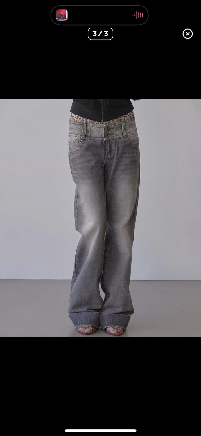 Union Jack Engineered Denim Washed Gray 상품이미지3