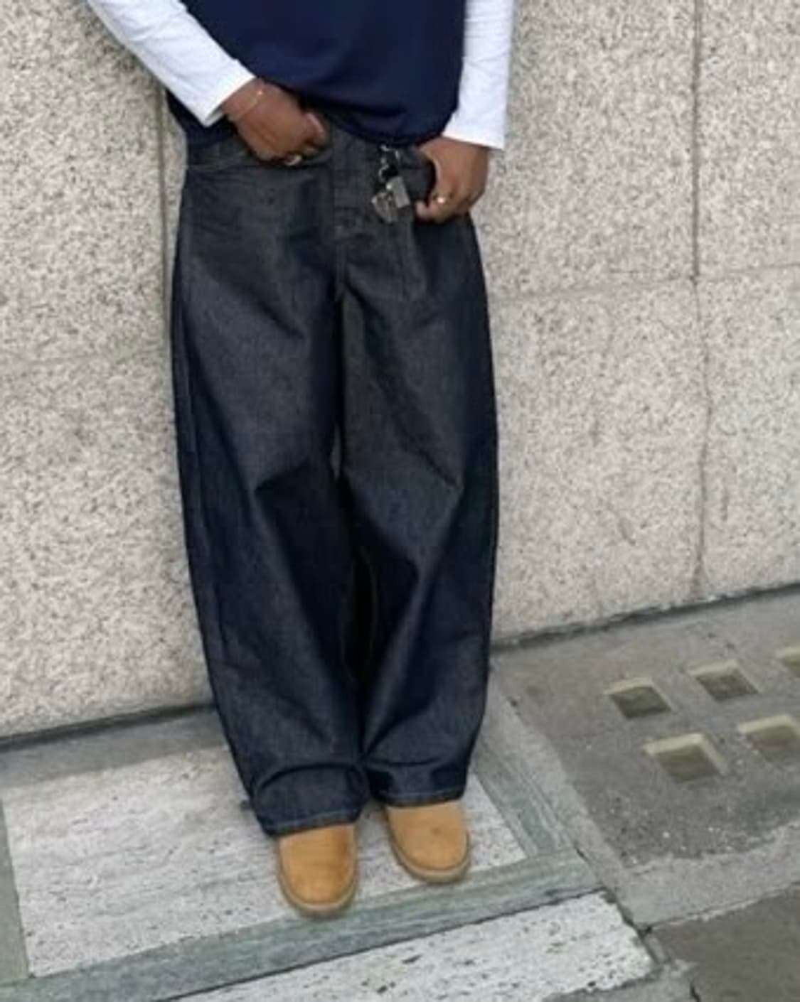 Estudio Niksen Raw Denim Balloon Jeans 상품이미지5