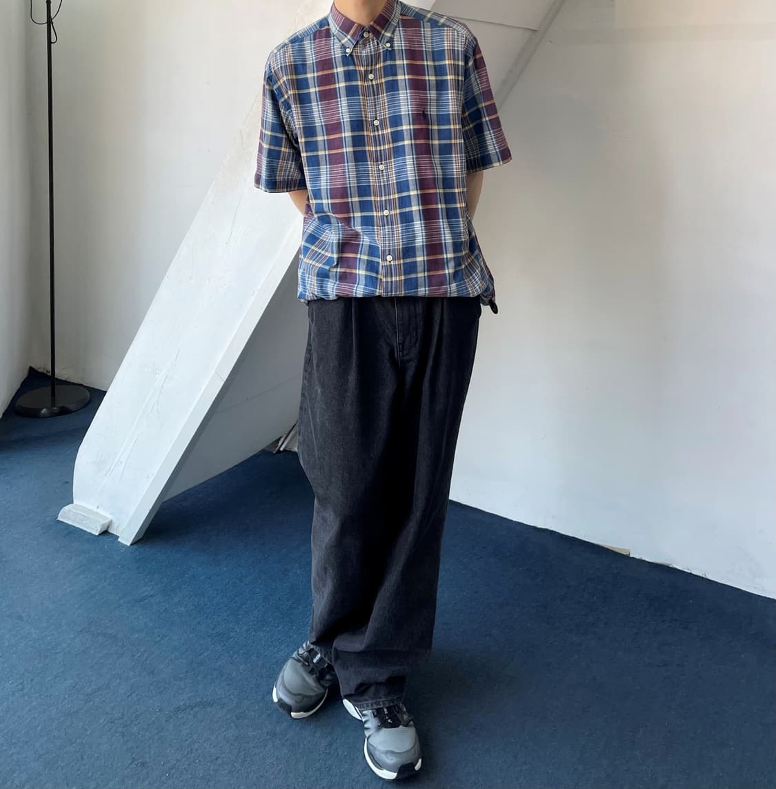 Cotton check H/S shirt 상품이미지7