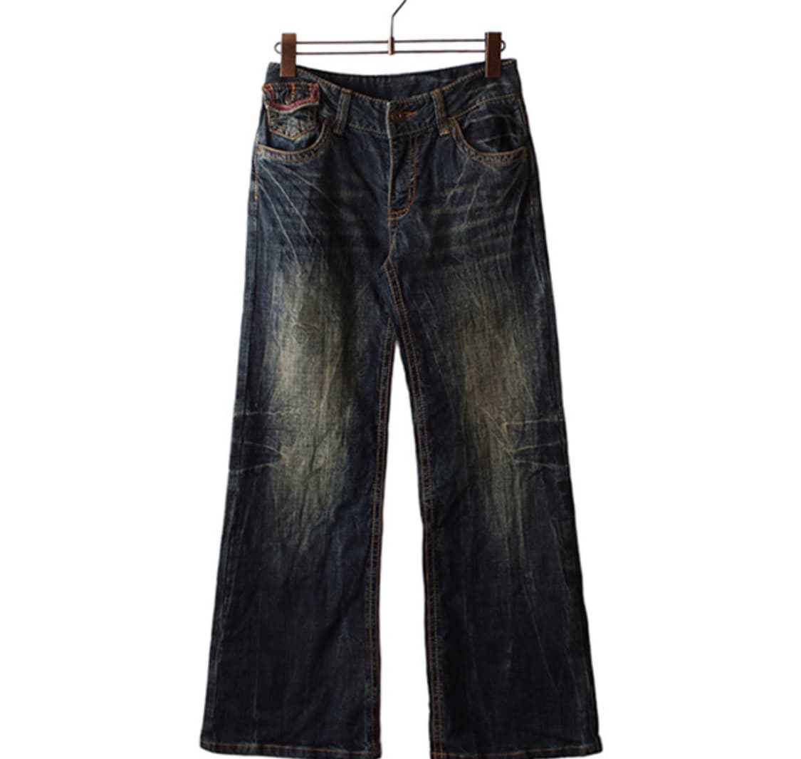 빈티지 진청바지 데님팬츠 상품이미지1