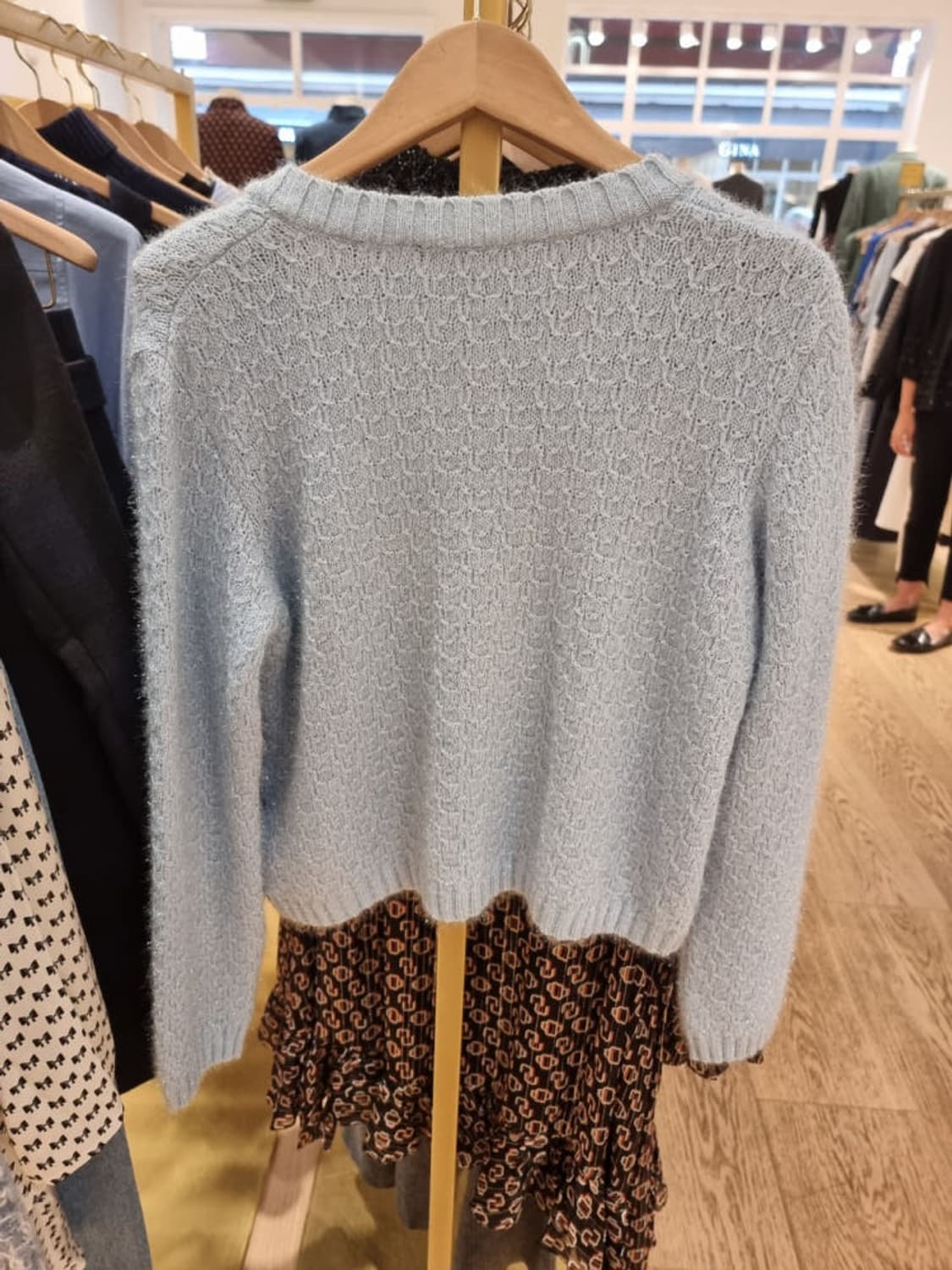 마쥬 루렉스 가디건 스카이블루 상품이미지4