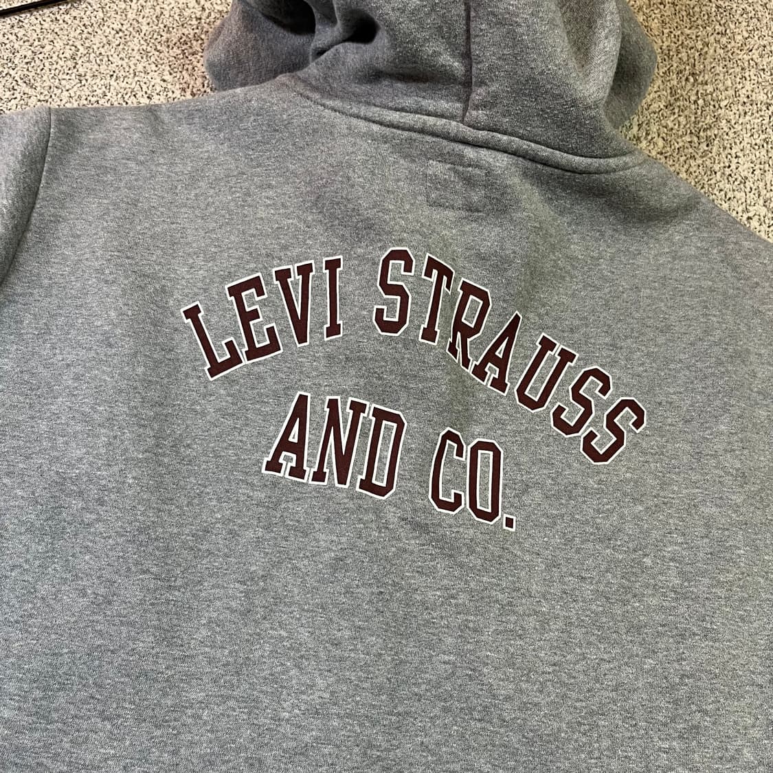 리바이스 빅로고 후드집업 상품이미지2