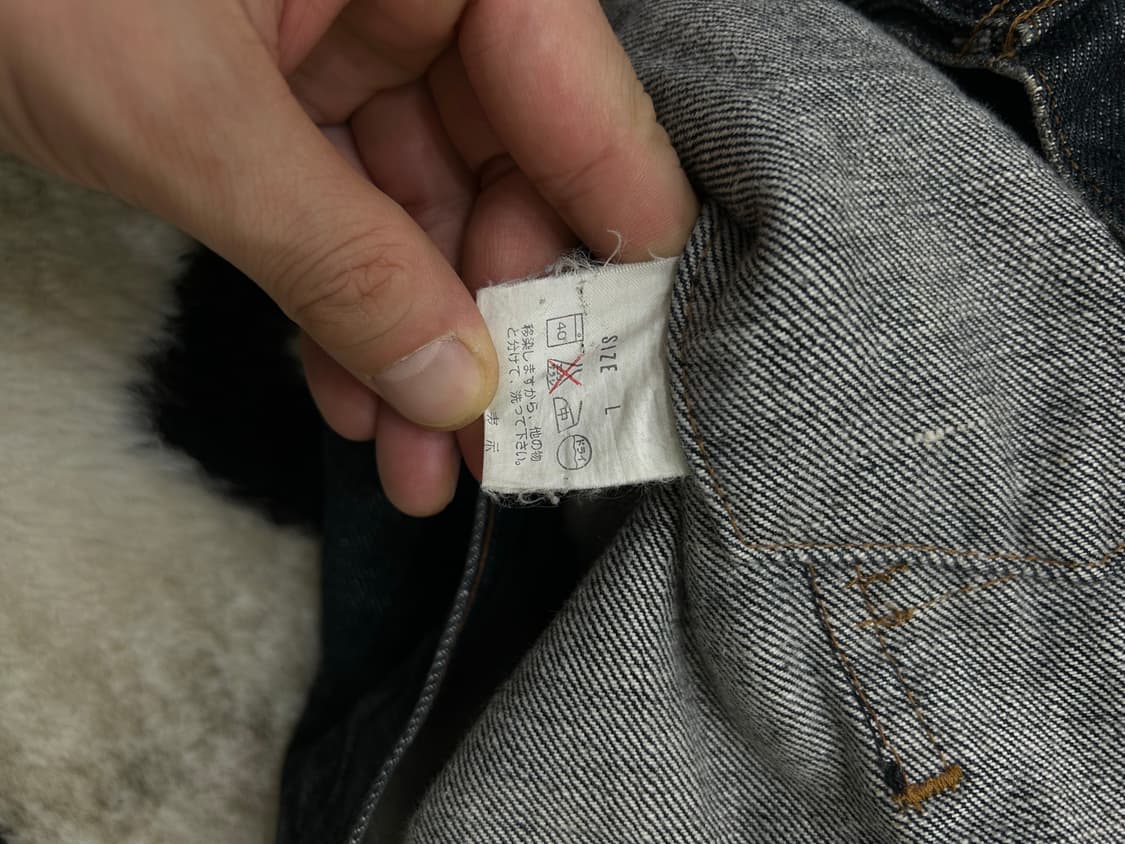 [L]리바이스 80s 오렌지탭 오버핏 데님 자켓/인디고/일본판 상품이미지6