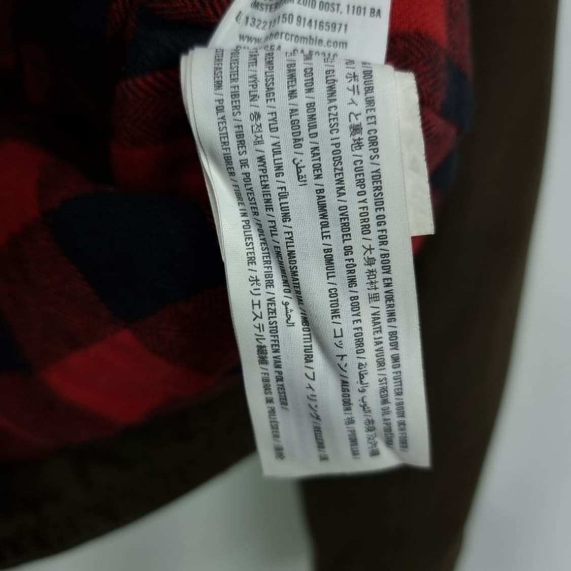 [아베크롬비] 빈티지 가공 밀리터리 멀티 포켓 후드 코튼자켓 M19809 상품이미지9