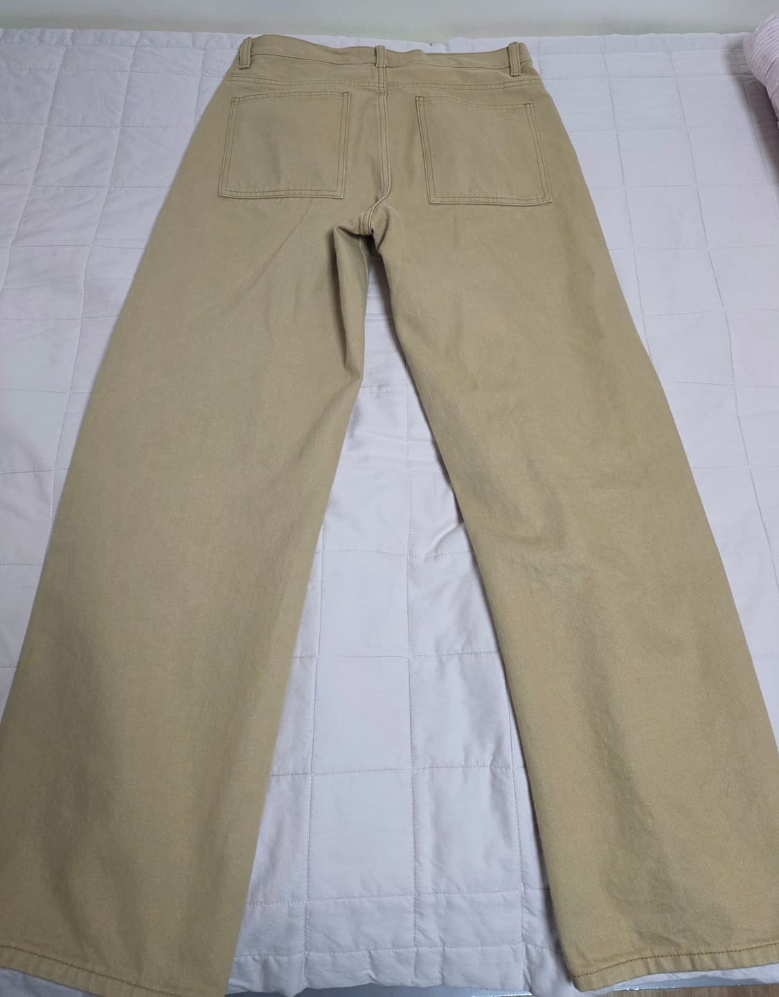 유니클로 jwa와이드스트레이트컬러진 (베이지 30사이즈) 상품이미지2