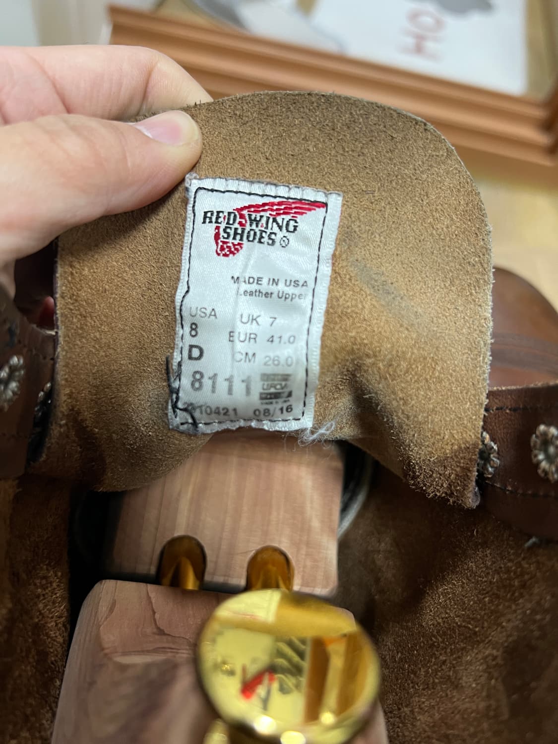 택포25) 레드윙 아이언레인저 8111 USA 8D 260 상품이미지5