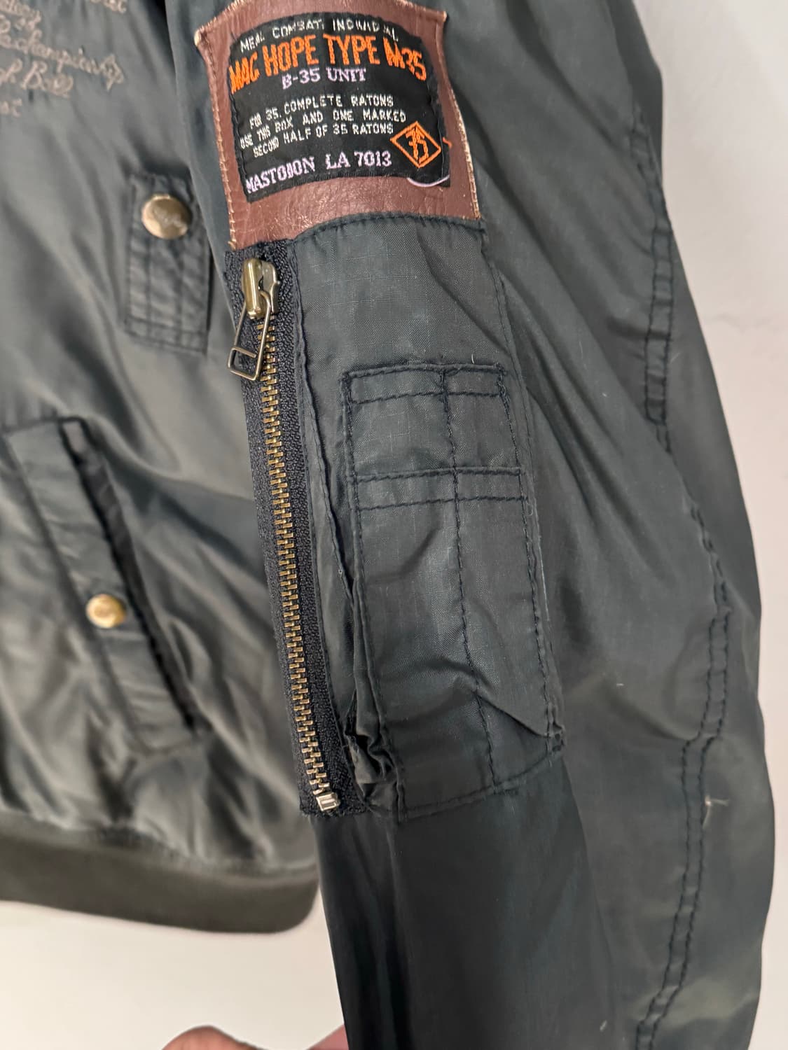 90s 맥호프 타입 M-35 다운 봄버자켓 상품이미지6