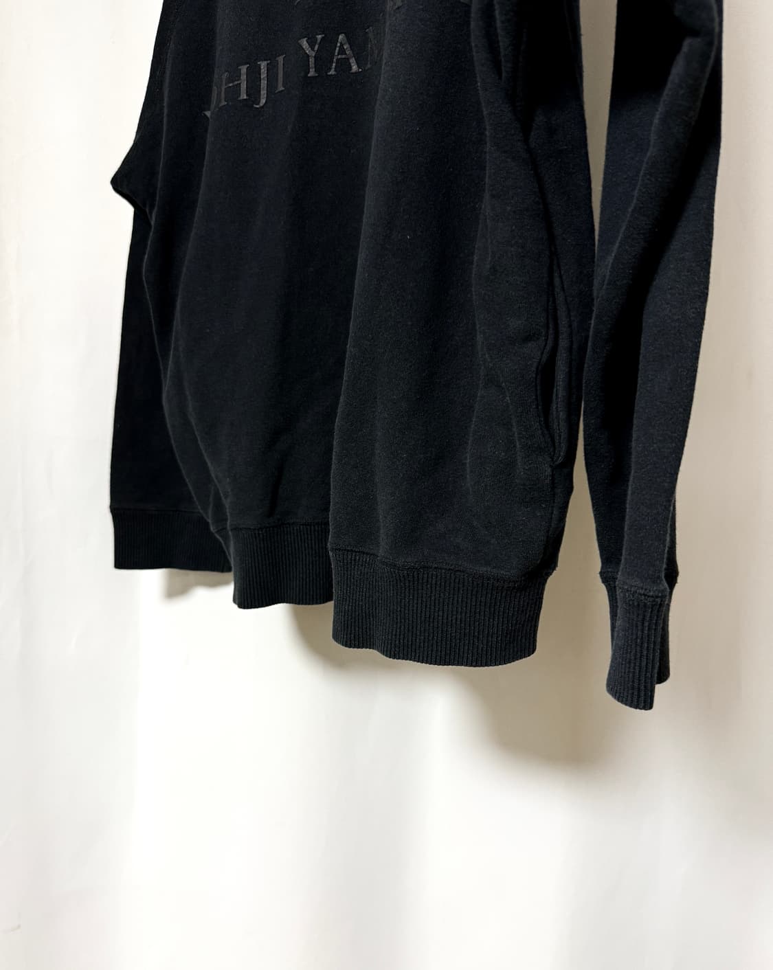 요지야마모토 90s 시그니처 러버 맨투맨 상품이미지7