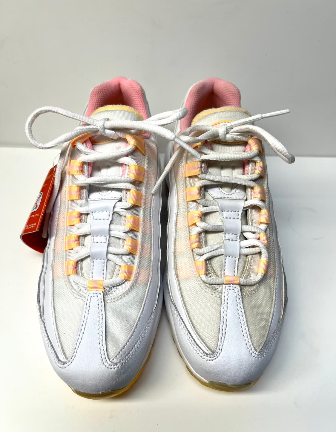 [240] (W) 나이키 에어맥스 95 화이트 아크틱 펀치 멜론 틴트 상품이미지5