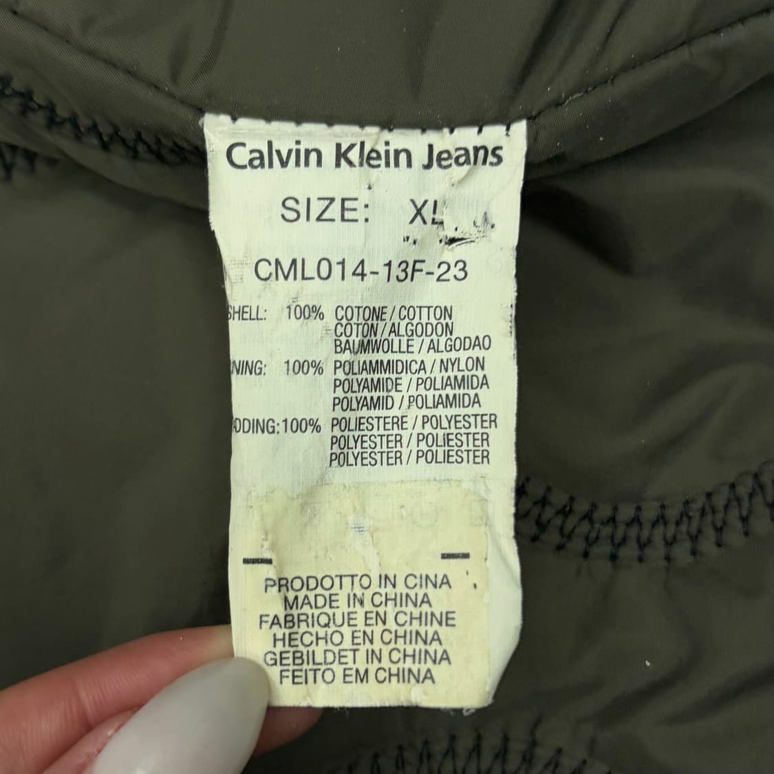 Clavin Klein jeans 빈티지 워크 데님 자켓 XL 상품이미지8