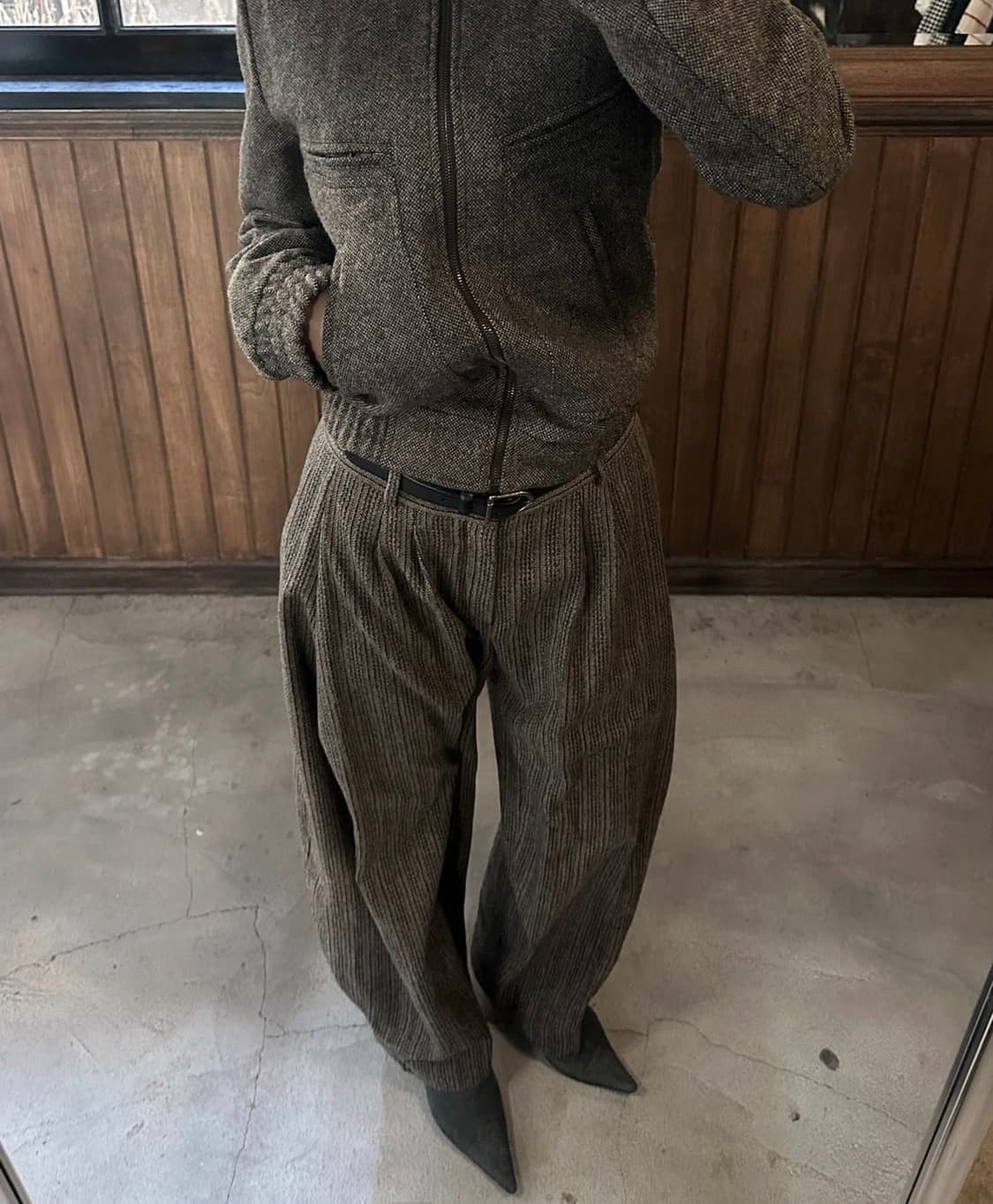 Chloe stripe wool trouser pants 상품이미지3