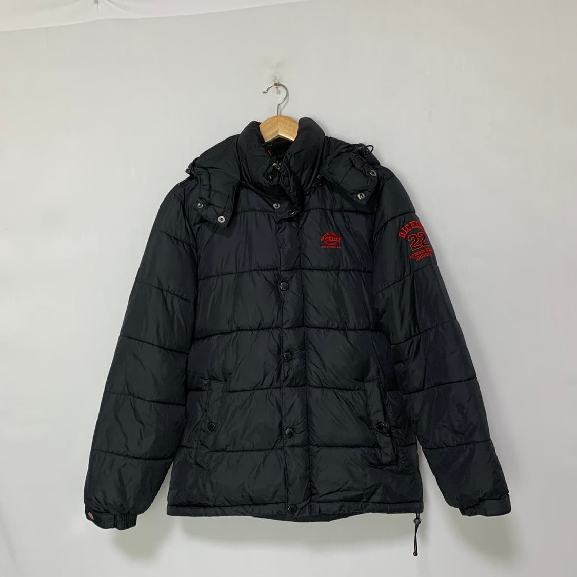디키즈 블랙 패딩 점퍼 빈티지 남녀공용 M 상품이미지1