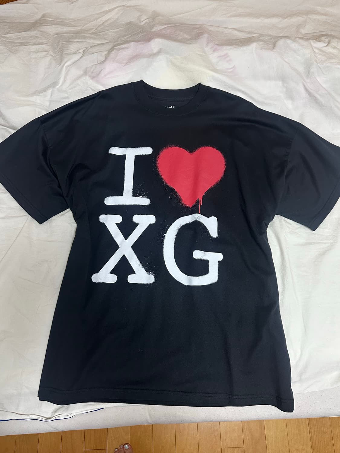 X girl I LOVE XG LOGO S/S BIG TEE DRESS 상품이미지7