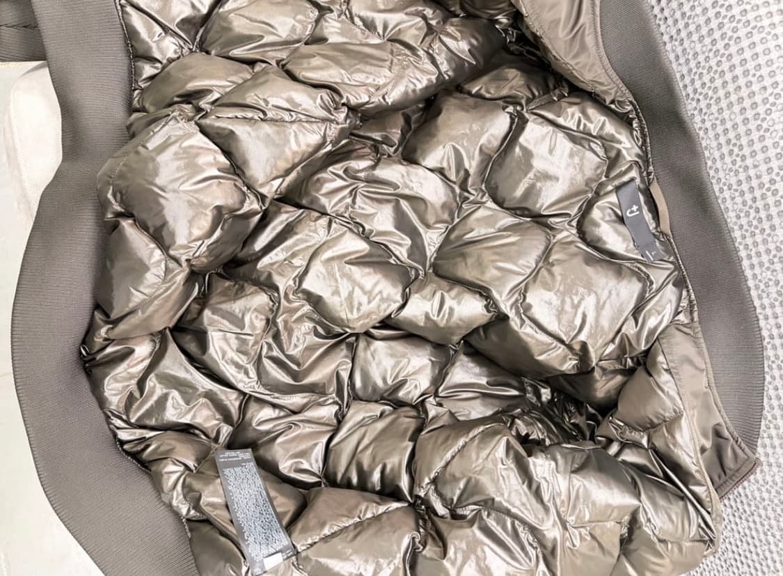 [사이즈 교환 환영] 유니클로x질샌더 ma-1 카키 그레이 L 상품이미지8