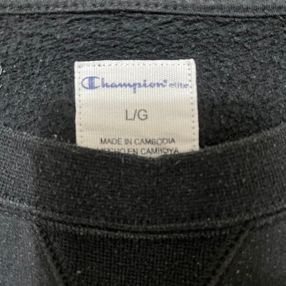 챔피온 Champion 레글런 스펠아웃 로고 기모 맨투맨 L(100) 상품이미지4