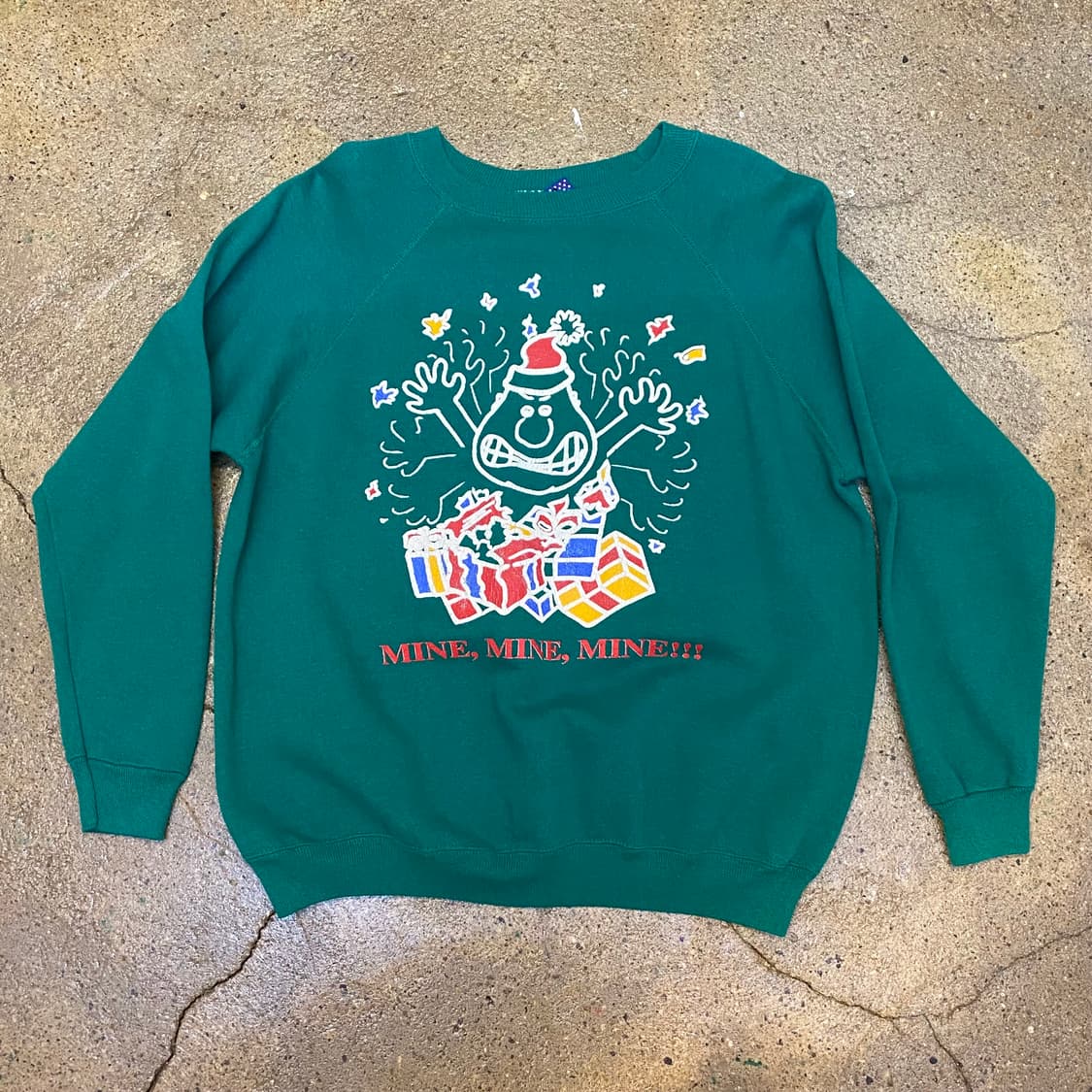  90s USA 빈티지 크리스마스 니트 어글리니트 연말파티 니트  상품이미지1