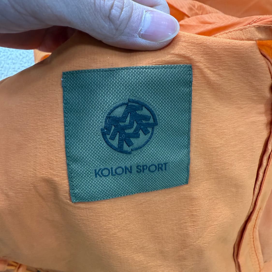 [100] 코오롱 나일론 등산 윈드 자켓 바람막이 0102T1 상품이미지3