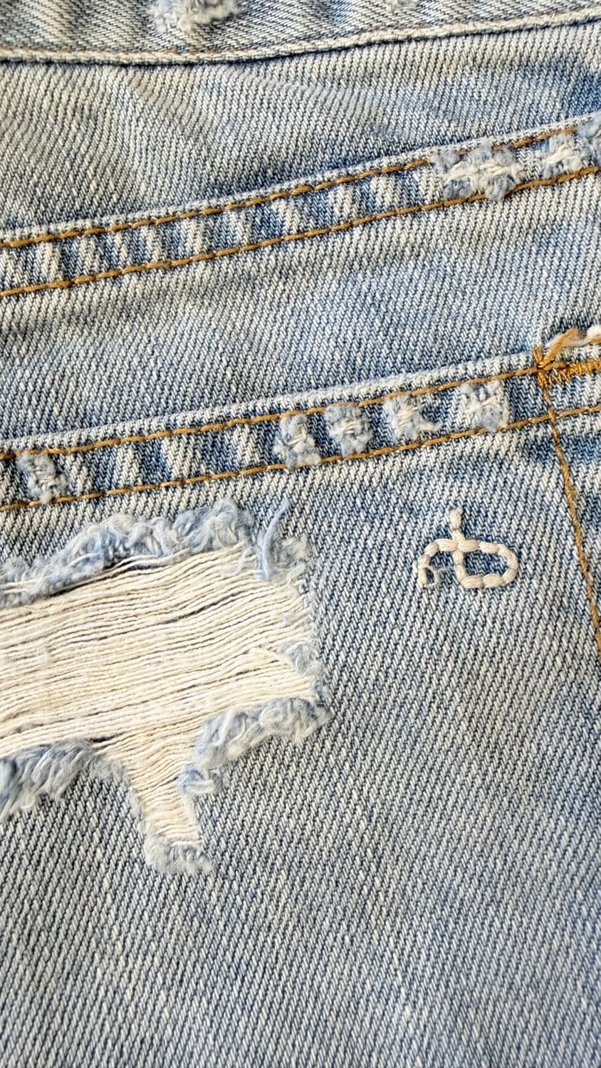 랙앤본 Rag & Bone 데님 숏팬츠 26인치 정가 36만원대 디테일이 상품이미지9