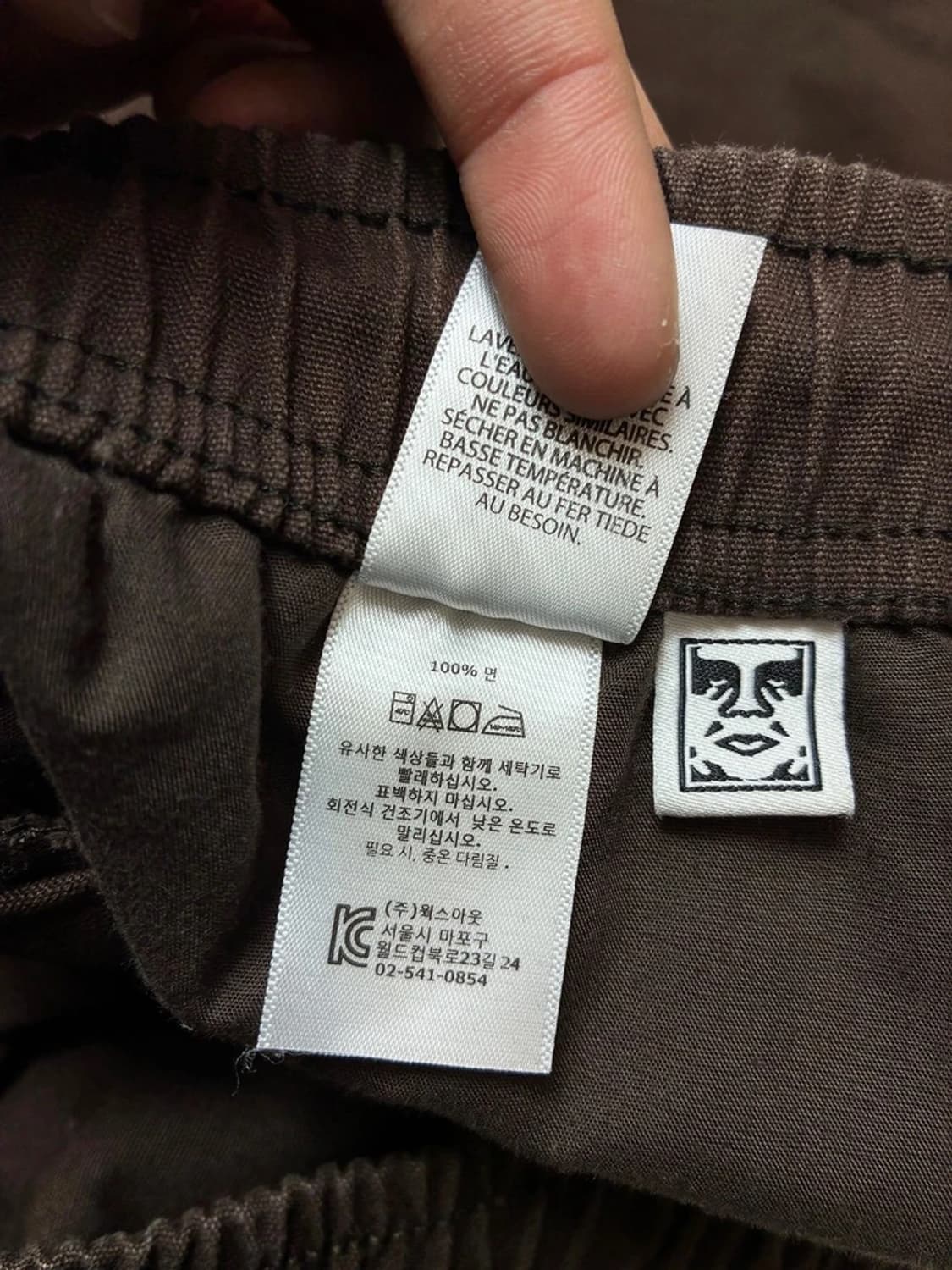 오베이 OBEY 더블니 헤비코튼 워크 팬츠 PN8162 상품이미지9