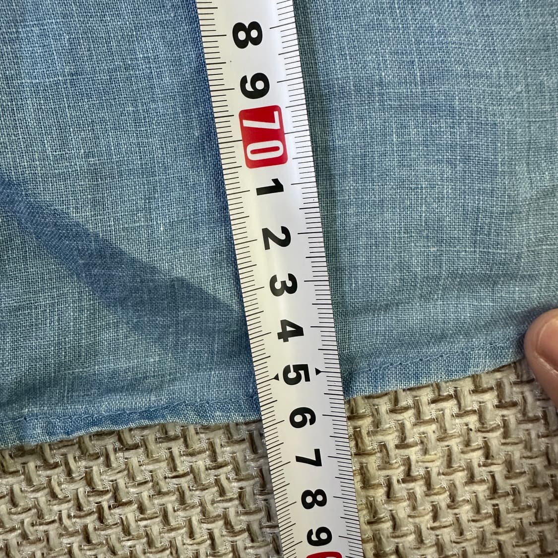 L 유니클로 린넨 긴팔 셔츠 0407D 상품이미지5