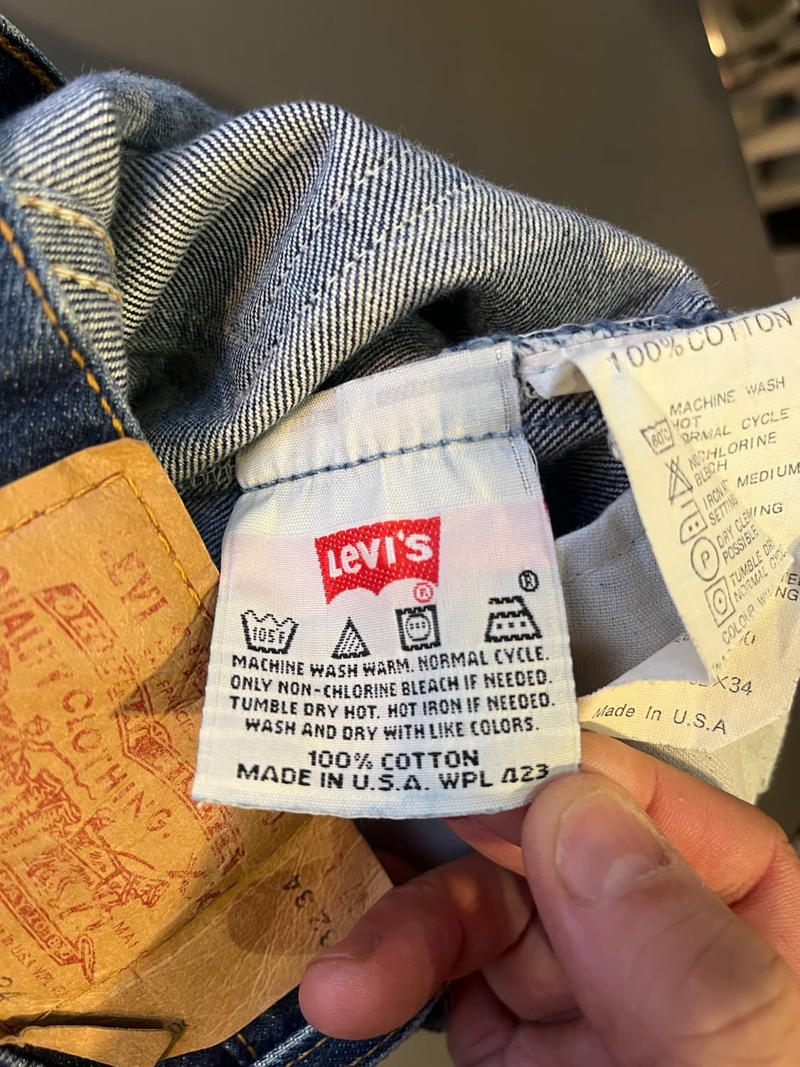 00년대 리바이스 501 오리지널 데님 팬츠 (미국제) 상품이미지5