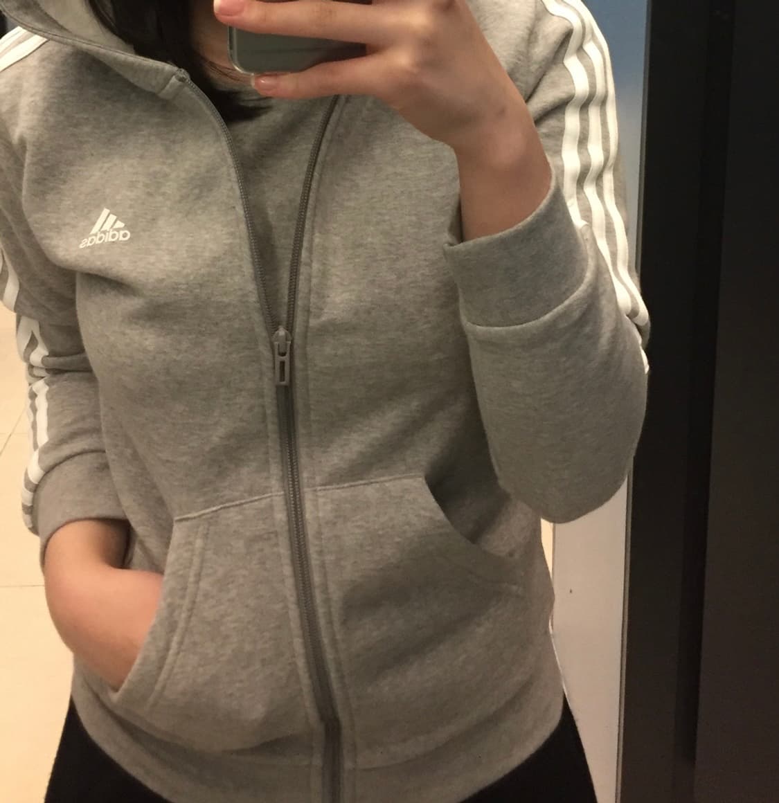 아디다스 딱붙핏/슬림핏 집업 상품이미지1
