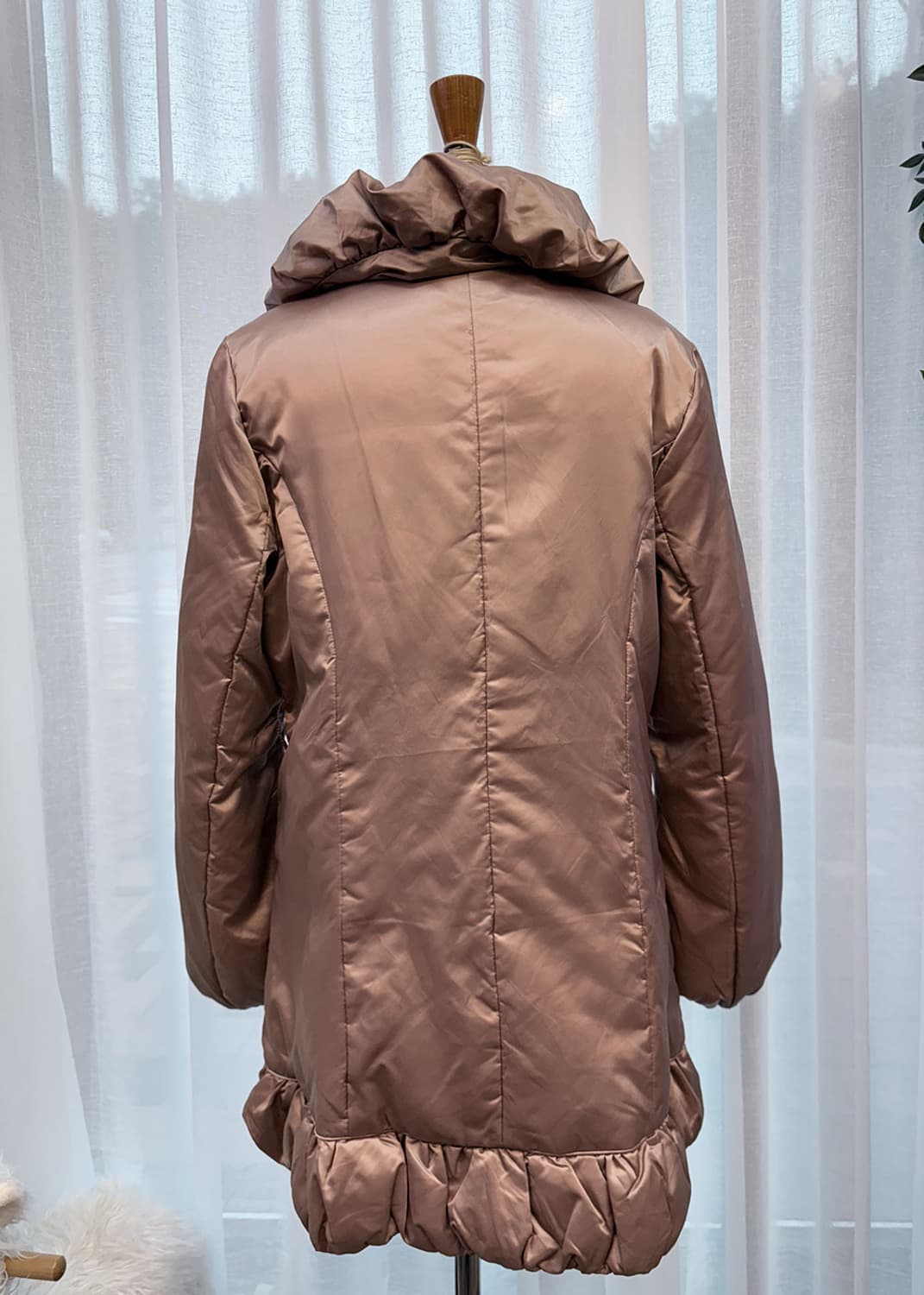 퍼프셔링 로즈핑크 패딩 상품이미지2