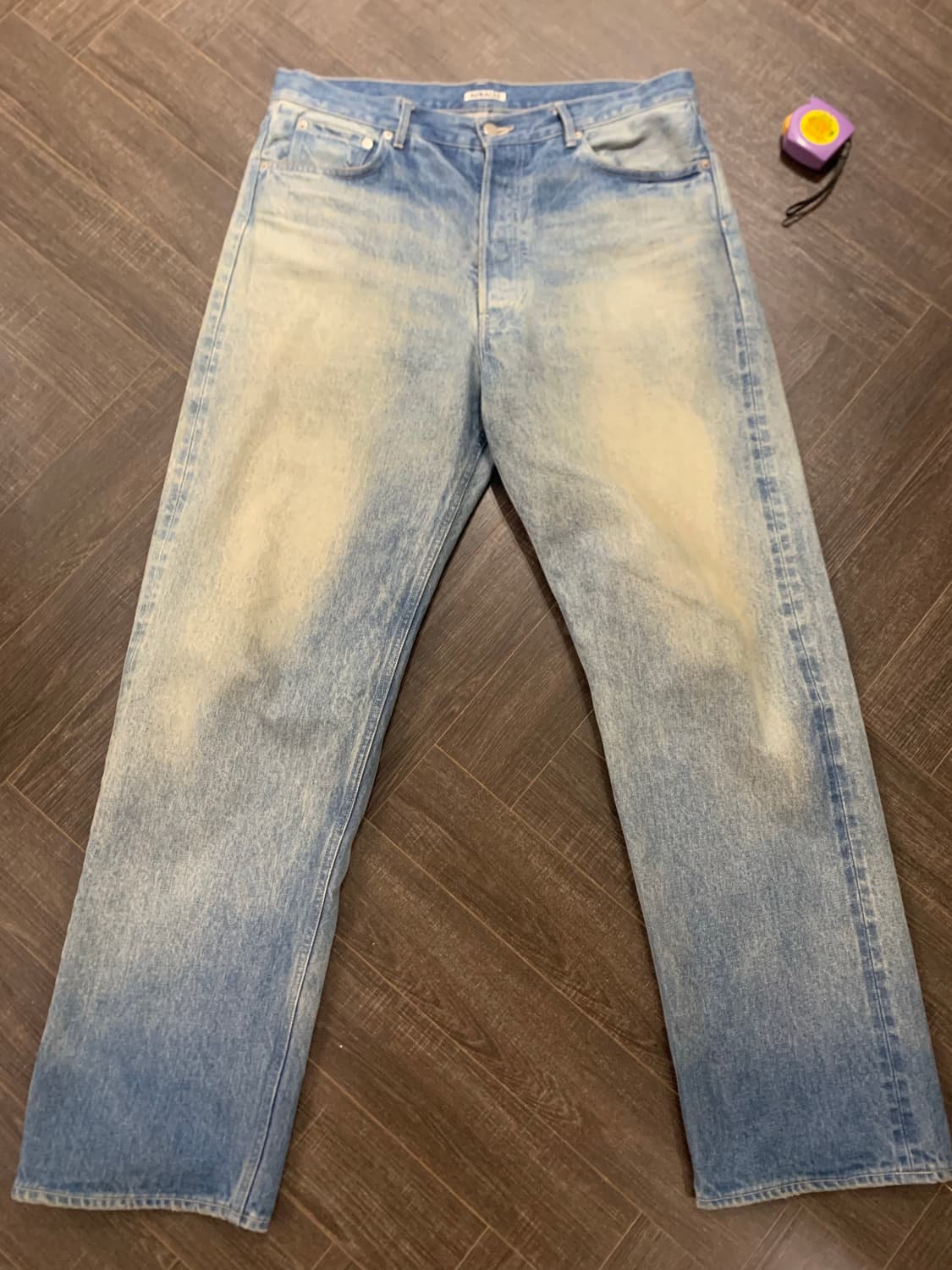 (5) 오라리 셀비지 페이디드 데님 24fw 상품이미지1