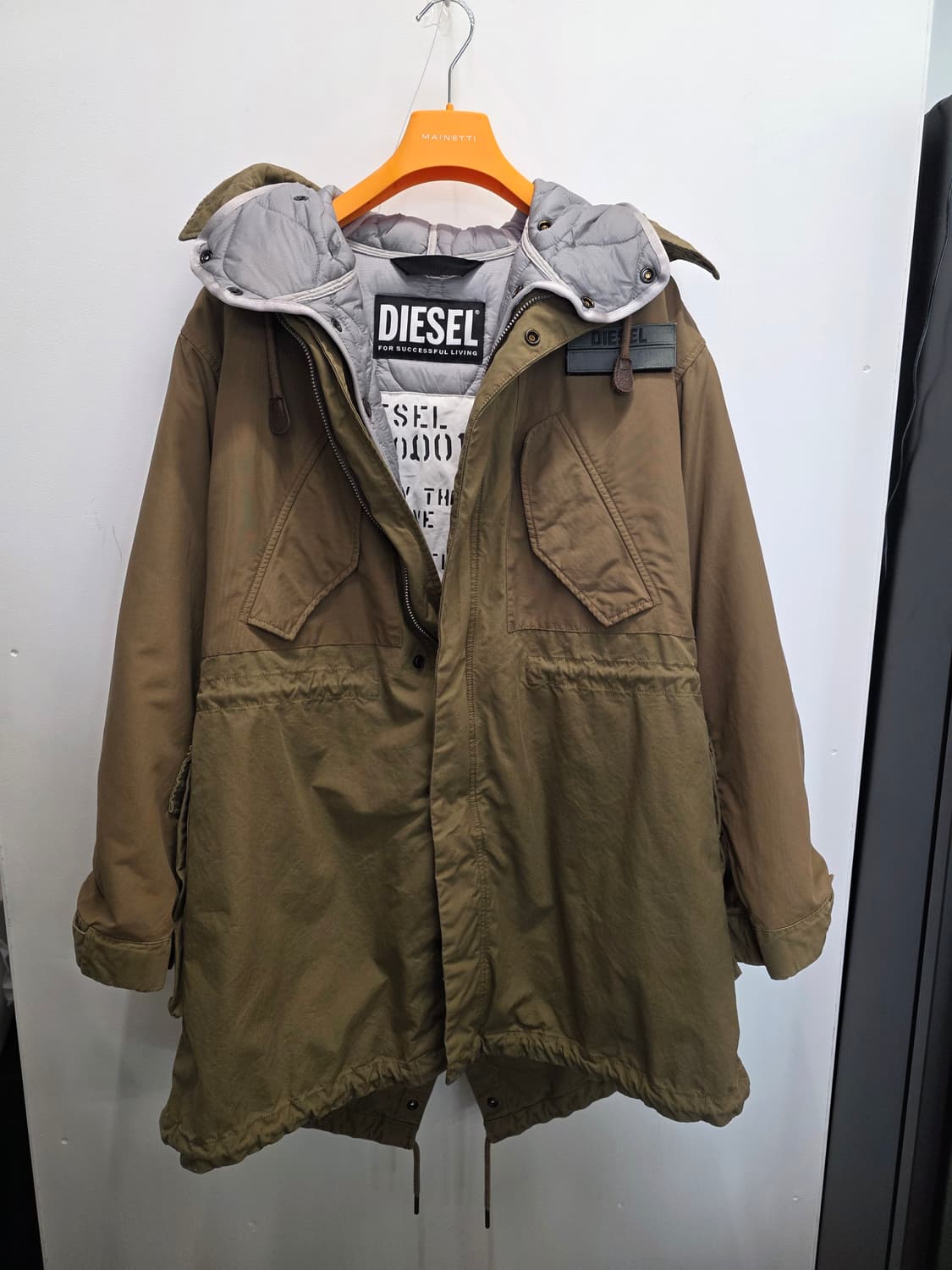 [S]디젤 퀄팅내피 야상 패딩 파카 상품이미지2