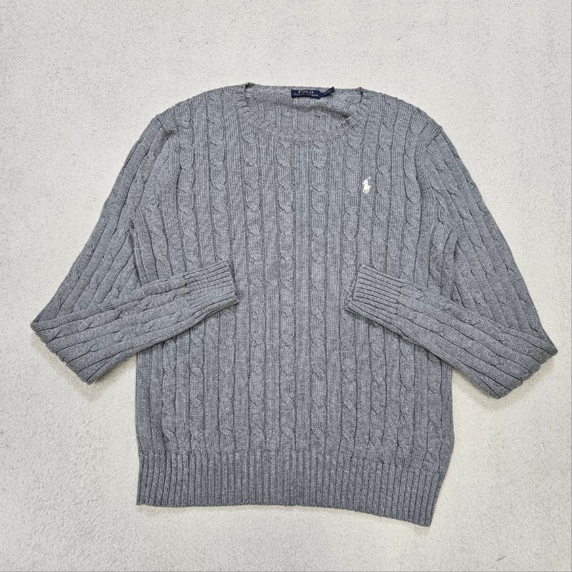 폴로 랄프 로렌 신형 케이블 니트 M 상품이미지2