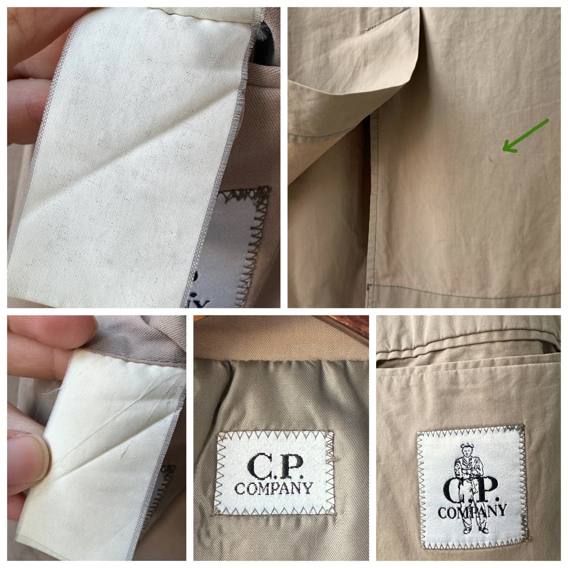 CP Company 아카이브 90s 쓰리버튼 블레이저 베이지 상품이미지10