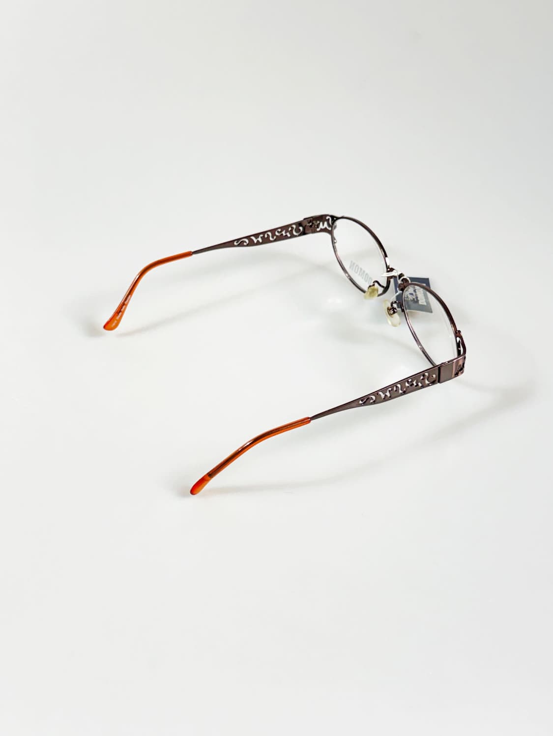 90s DOMON 슬림 오벌 메탈 프레임 빈티지 안경 상품이미지4
