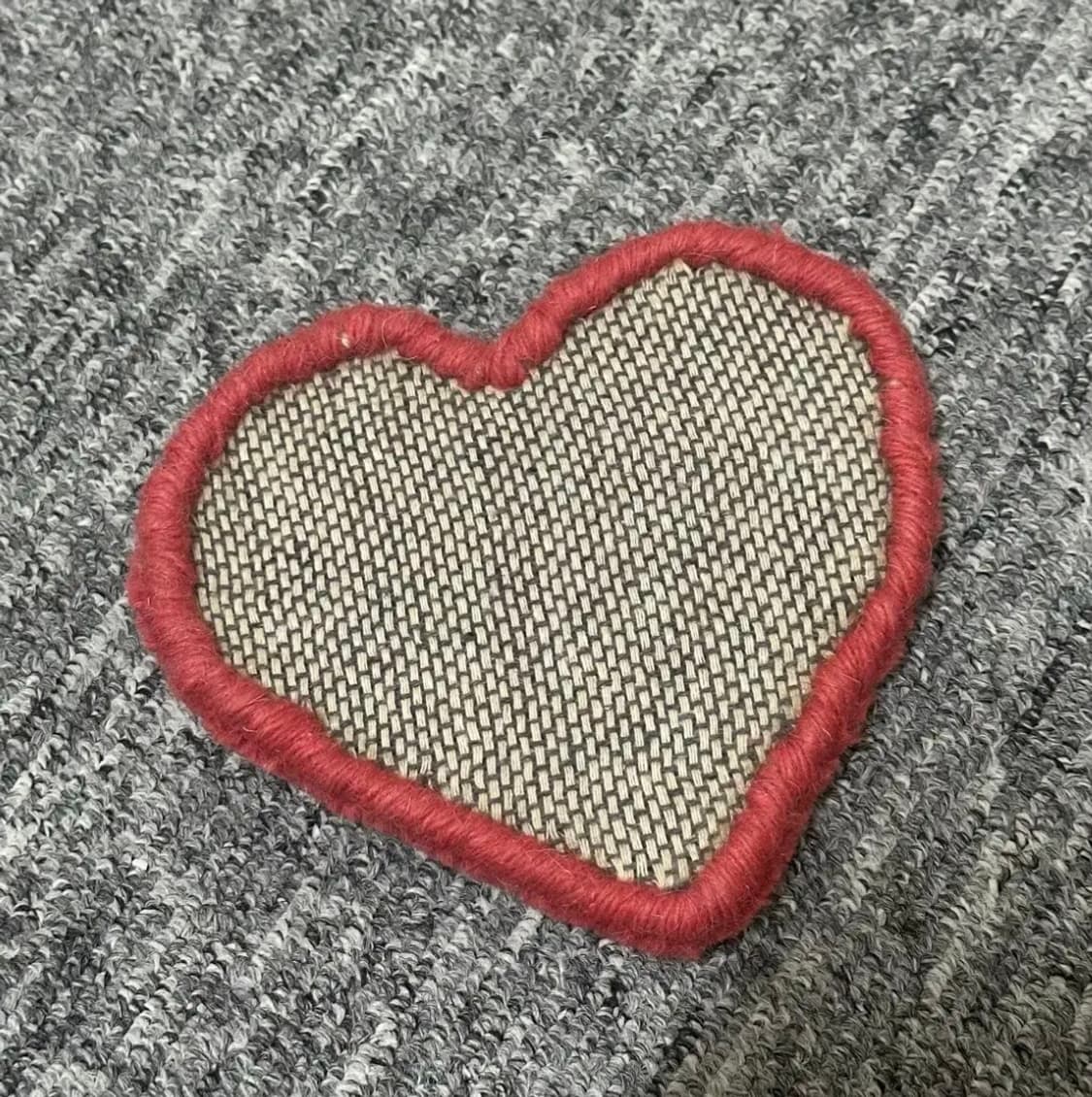 휴먼메이드 하트러그 코스터 레드 상품이미지5