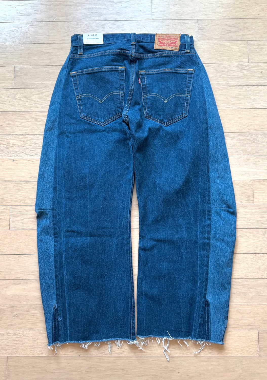 B SIDES  vintage indigo tatted lace 데님 상품이미지7