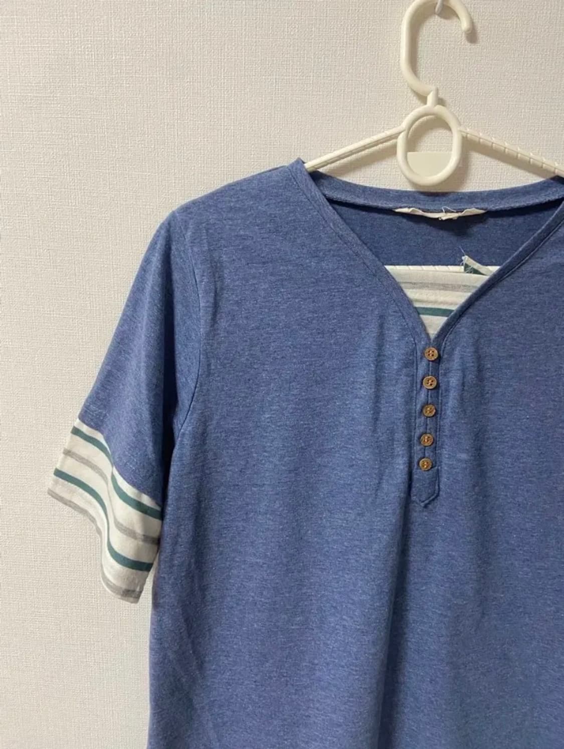 일본 빈티지 모리걸 하구미 반팔 티셔츠 상품이미지3