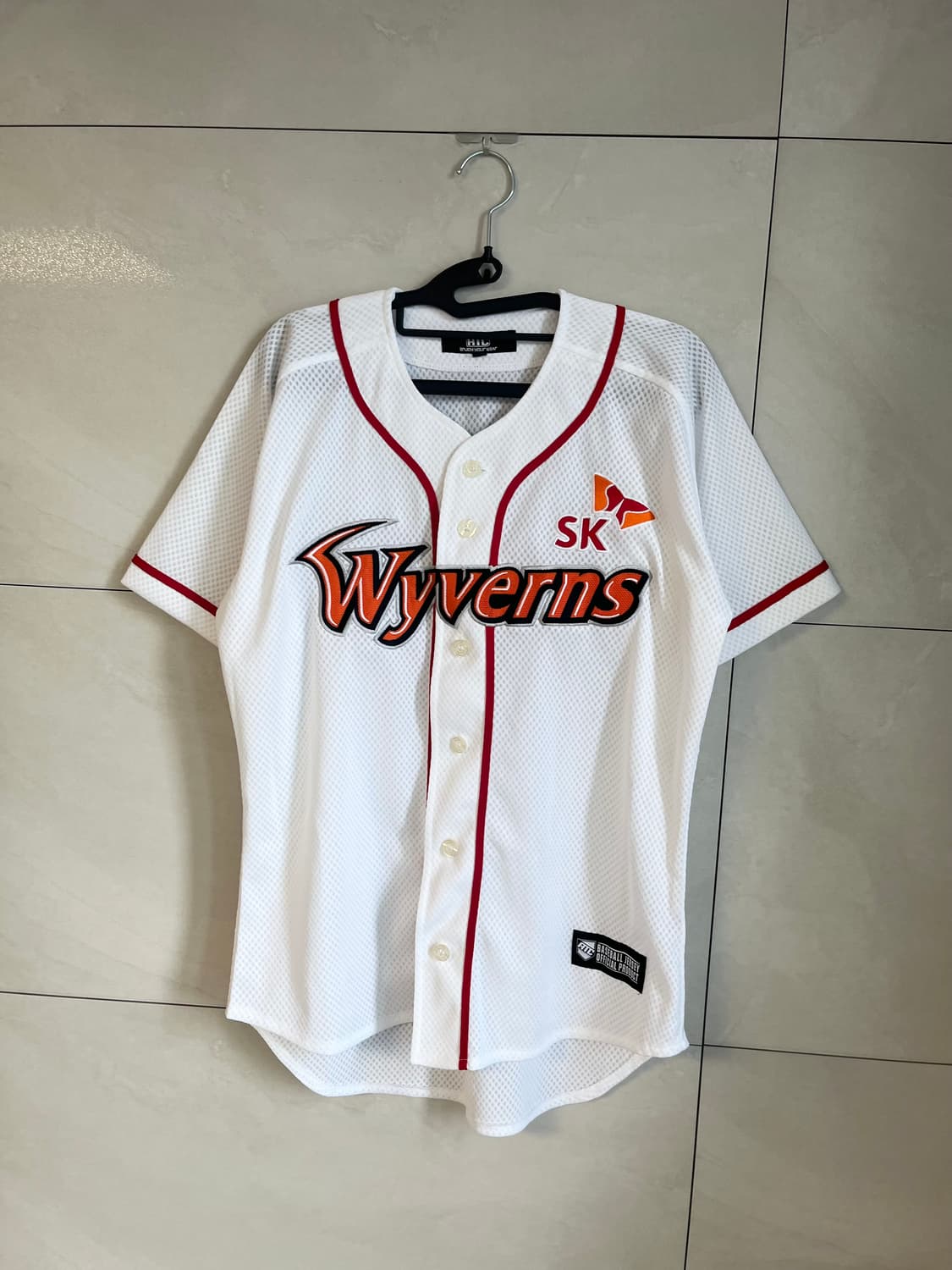 SK와이번스 (현)쓱랜더스 김광현 마킹 유니폼 (95 size)  상품이미지3